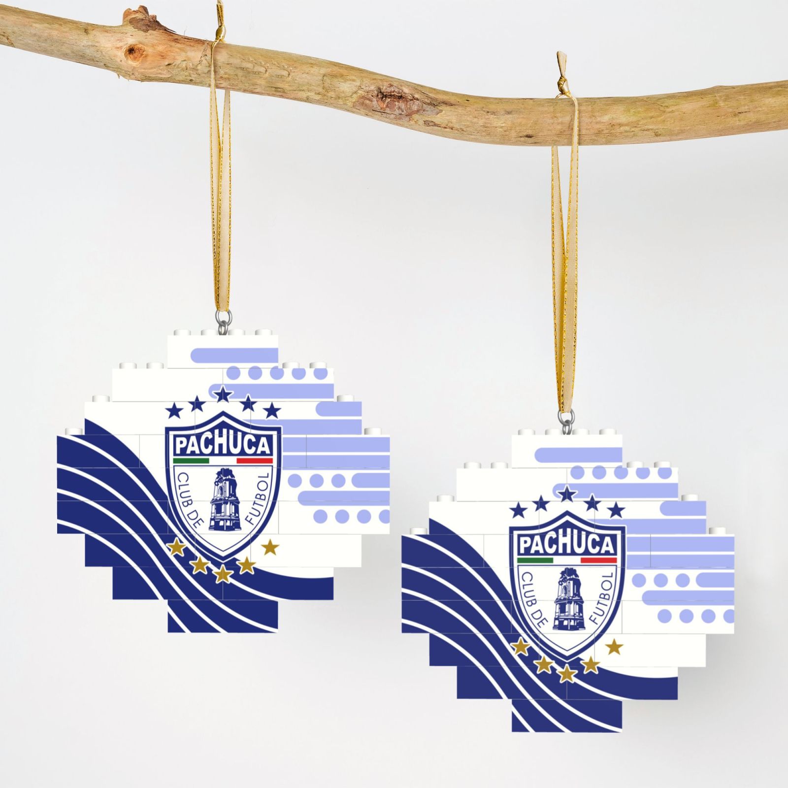 Pachuca Building Block Puzzle Ornament BBP2166 - Soccerfana