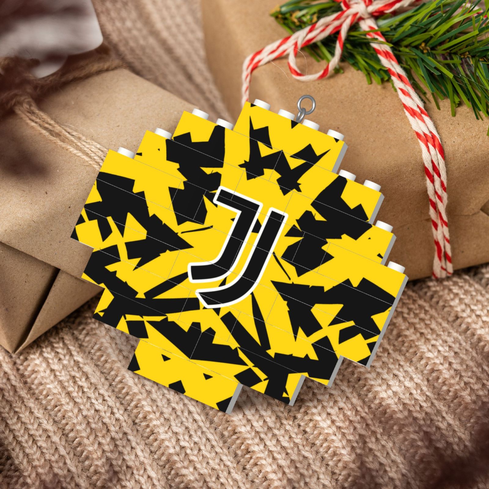 Juventus Building Block Puzzle Ornament BBP2035 - Soccerfana