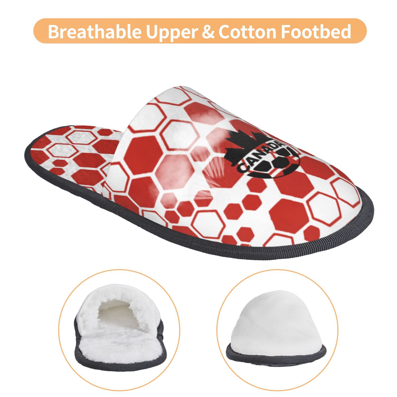 Canada Cotton Slippers FSP2357 - Soccerfana