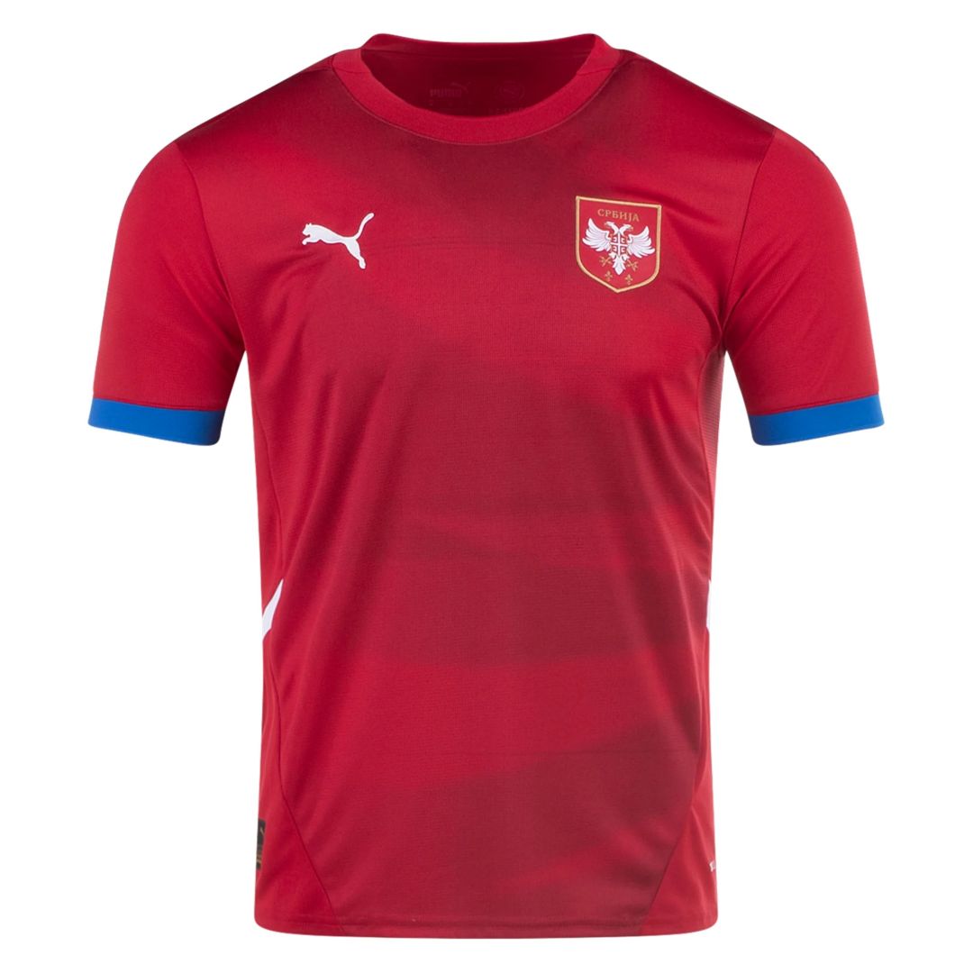 Serbia Home Jersey EURO 2024 - Soccerfana