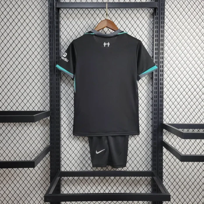 2024/2025 Liverpool Away Soccer Jersey 1:1 Thai Quality Kids Size （shirt+shorts） - Soccerfana