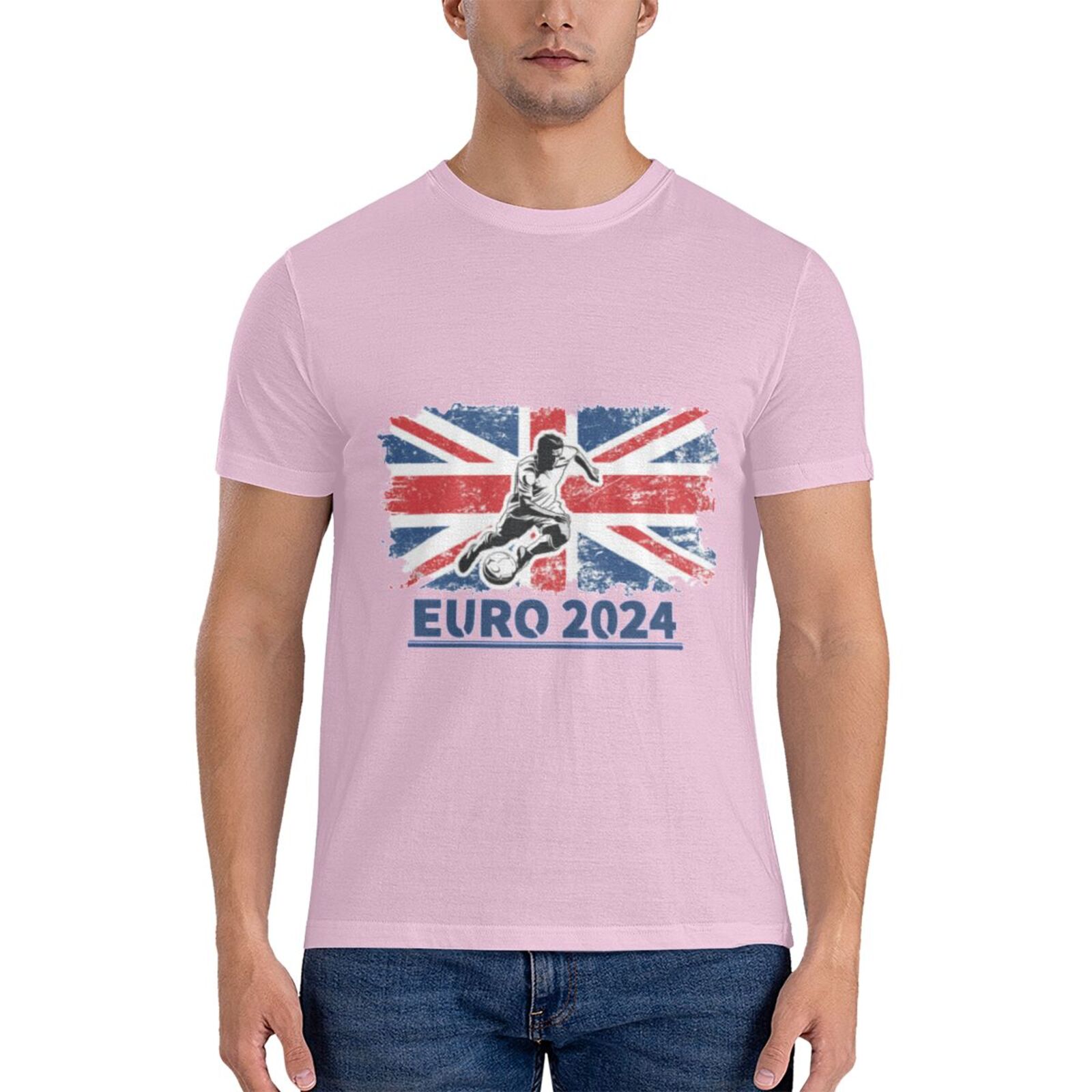 Men's England EURO 2024 Basic Short Sleeve T-Shirt BST1750 - Soccerfana