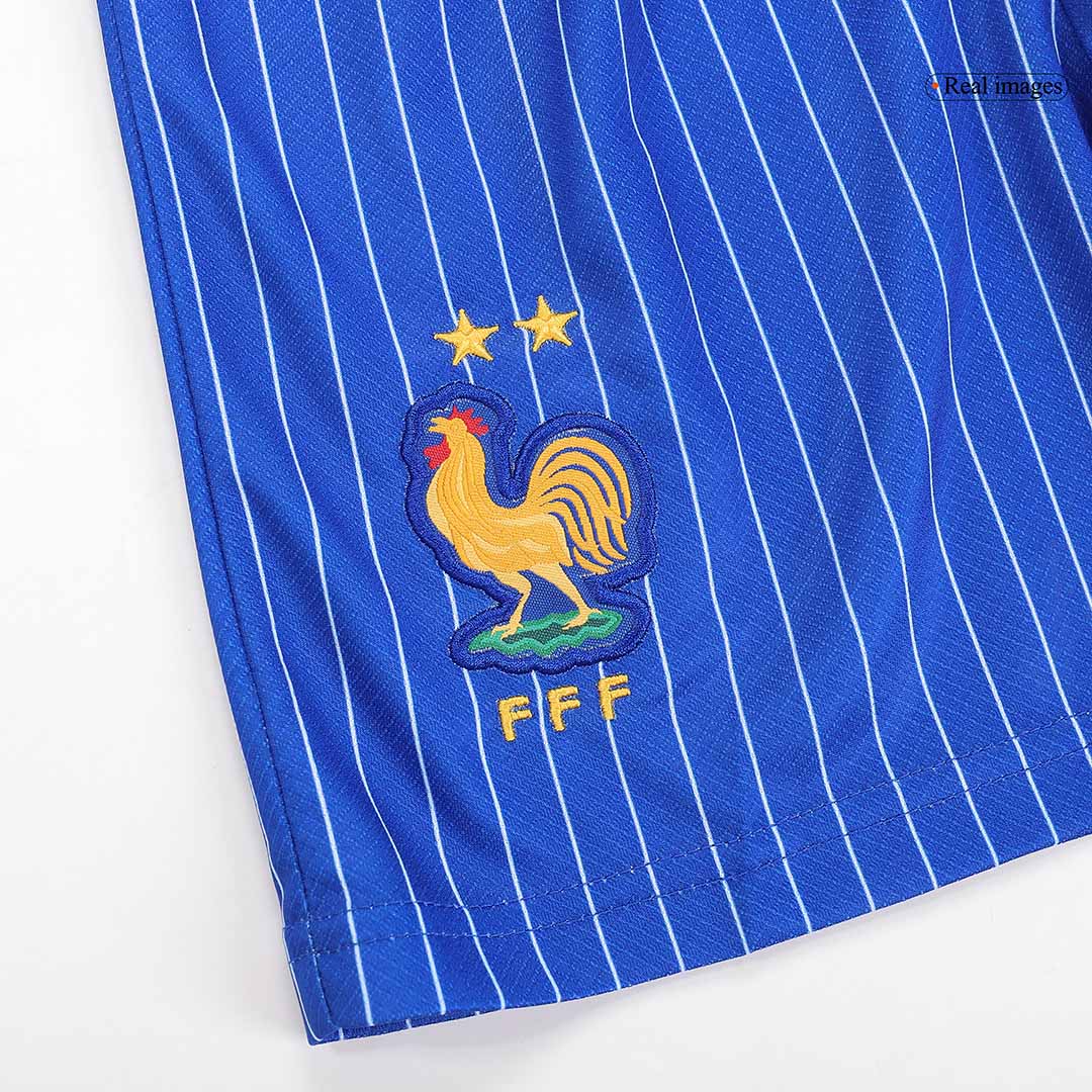 Kid's France Away Jersey+Shorts EURO 2024 - Soccerfana