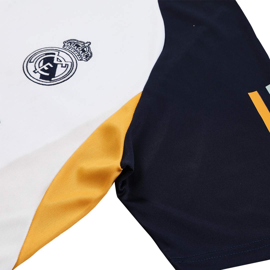 Real Madrid White Pre-Match Jersey 23/24 - Soccerfana