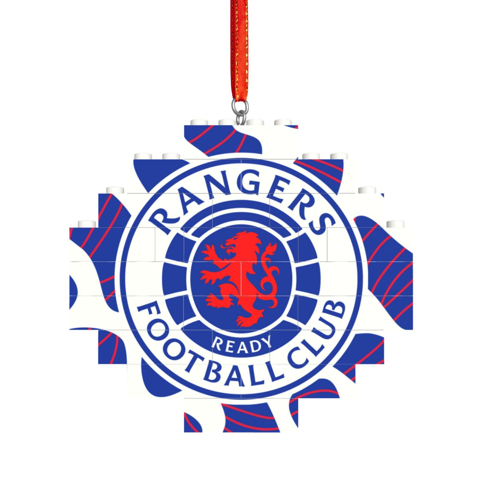 Rangers Building Block Puzzle Ornament BBP2181 - Soccerfana
