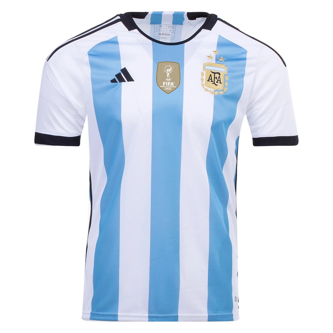 Lionel Messi #10 Argentina Home Jersey World Cup 2022 - Soccerfana