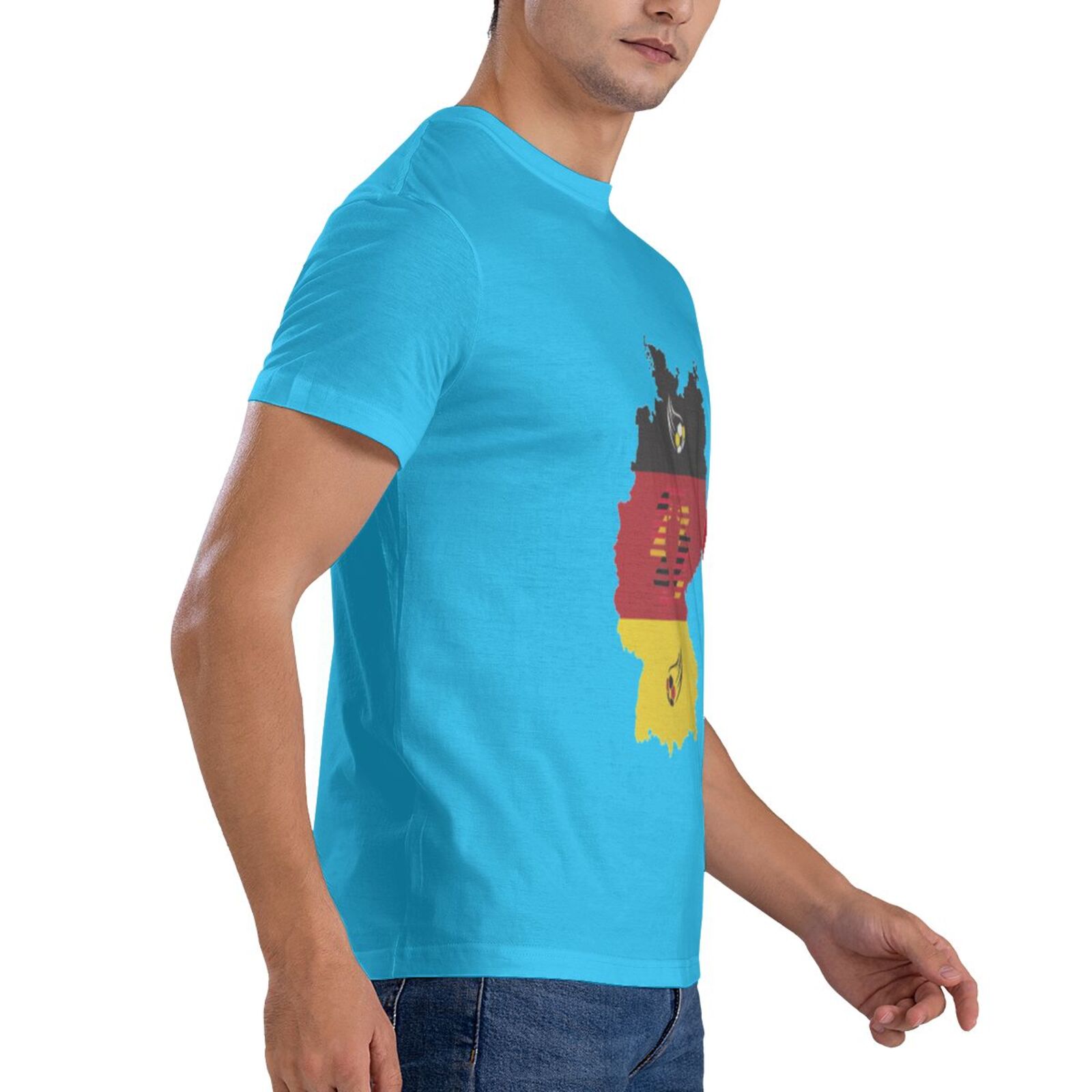 Men's Germany EURO 2024 Basic Short Sleeve T-Shirt BST1770 - Soccerfana