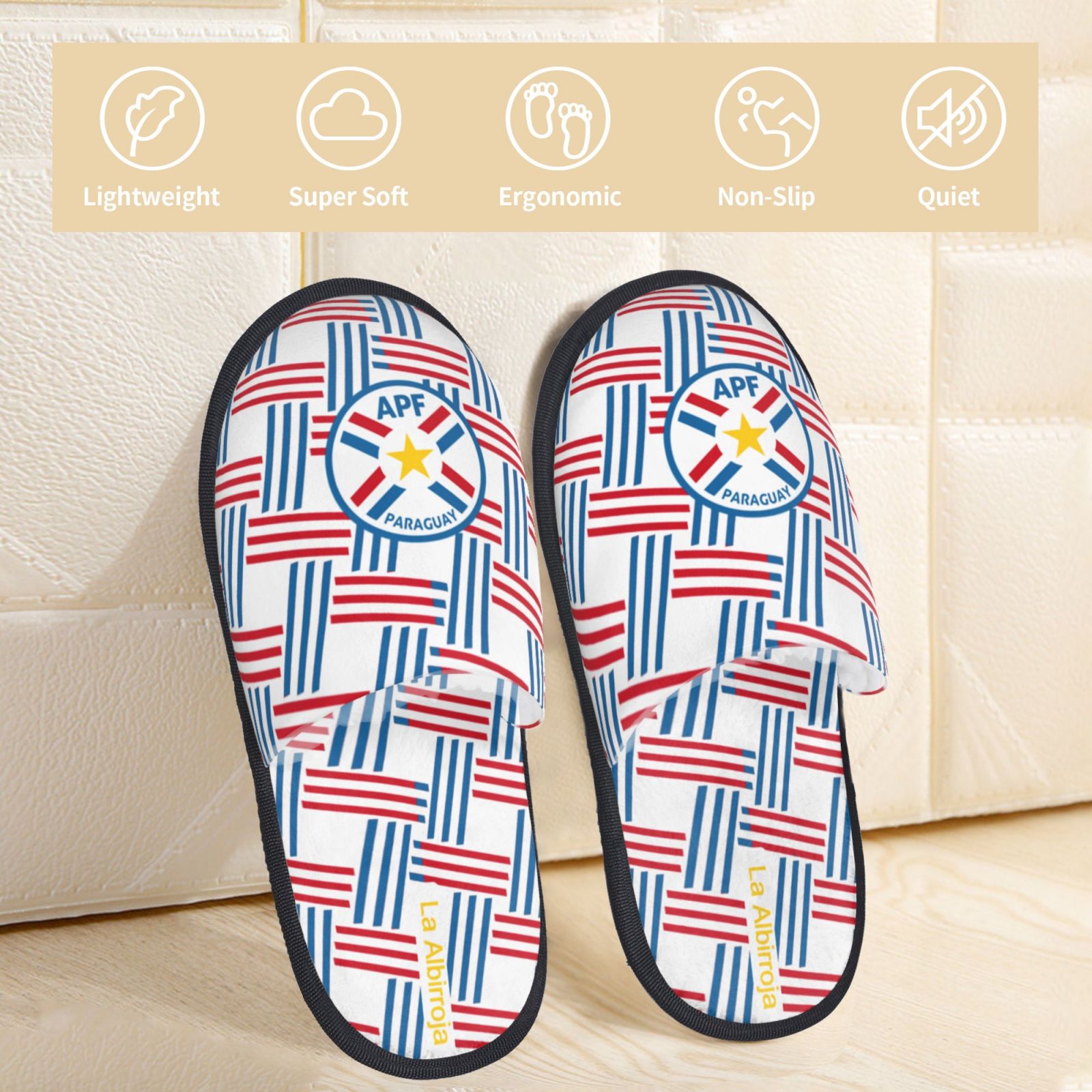 Paraguay Cotton Slippers FSP2319 - Soccerfana