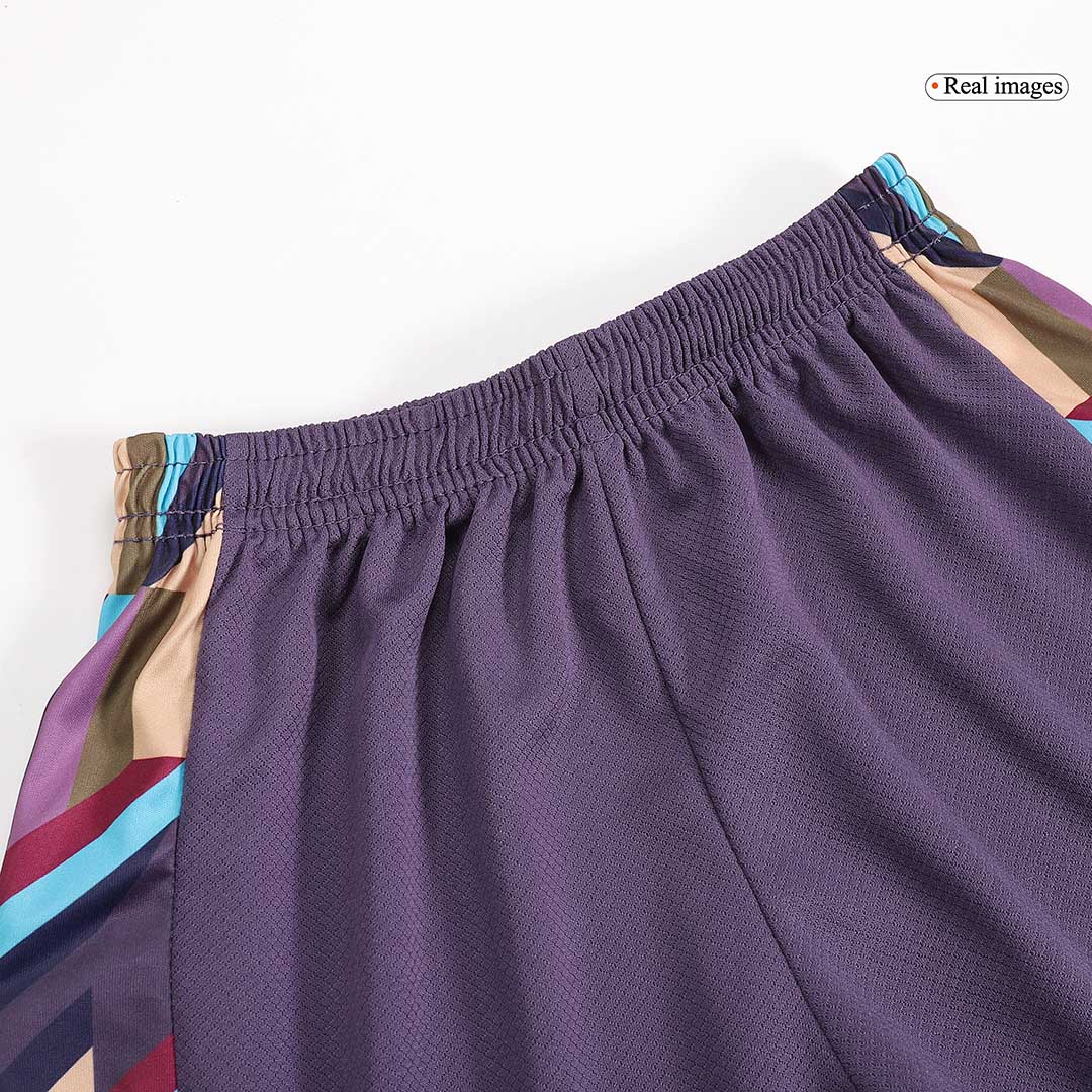 Kid's England Away Jersey+Shorts EURO 2024 - Soccerfana