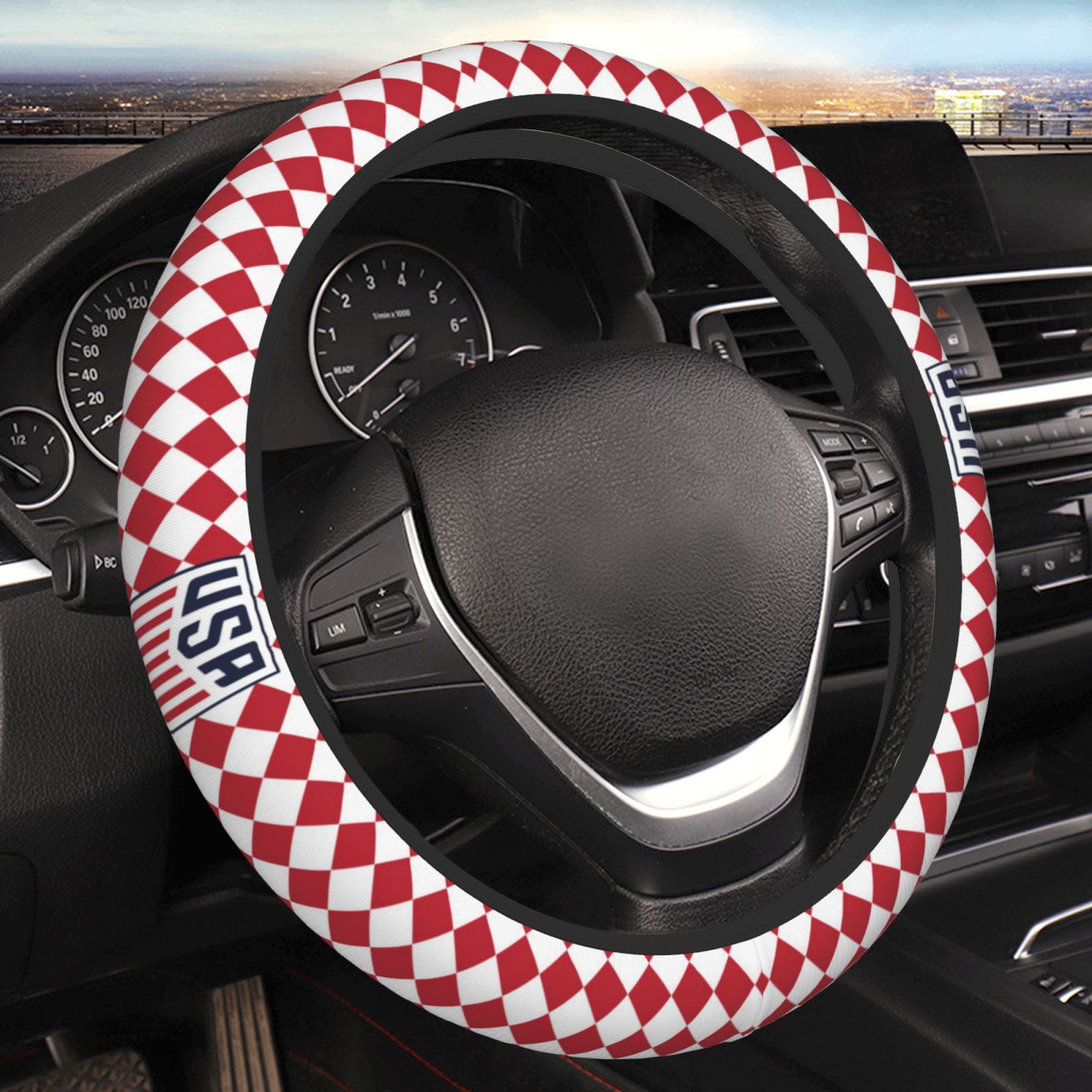 USA Steering Wheel Cover ESW2405 - Soccerfana