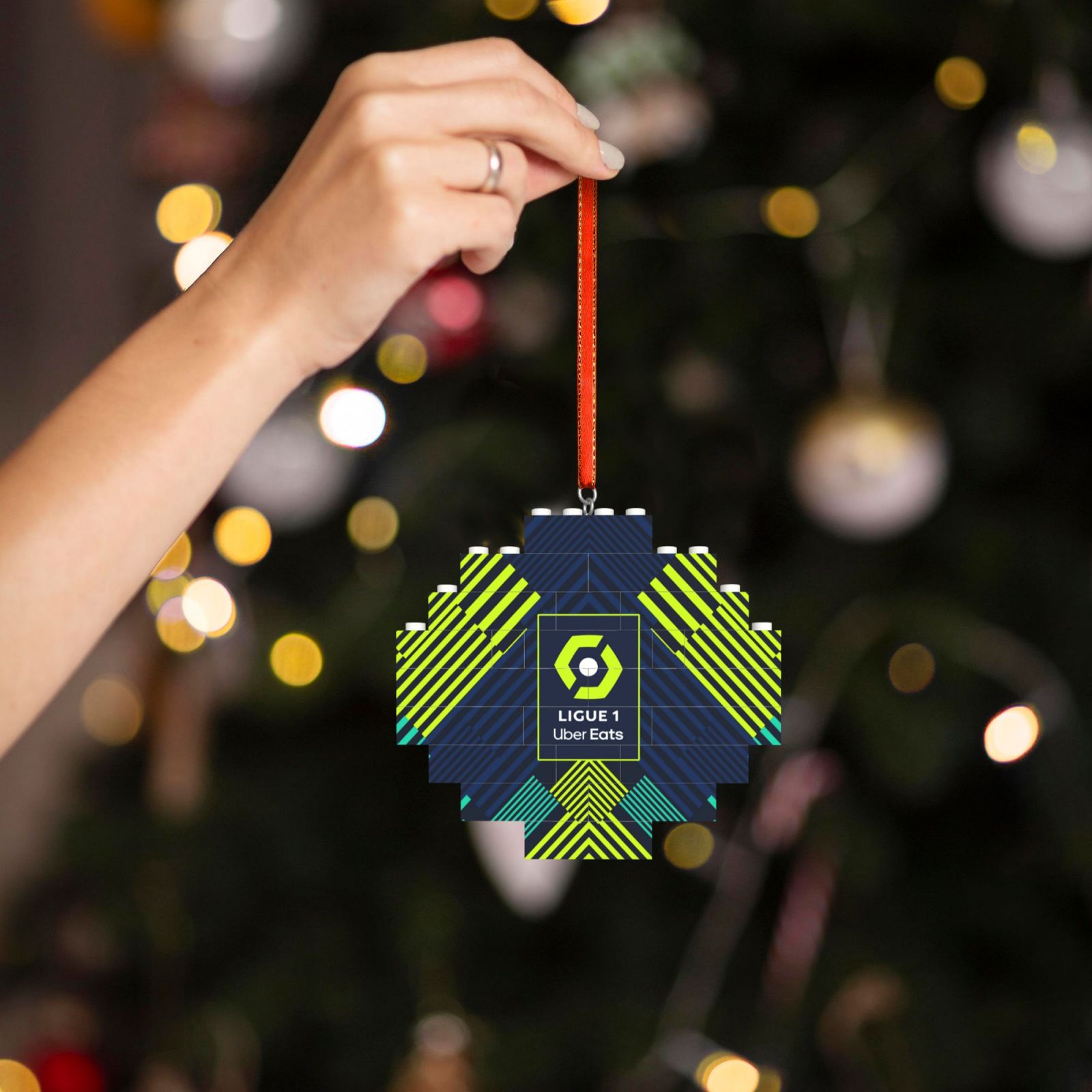 France Football League Building Block Puzzle Ornament BBP2034 - Soccerfana