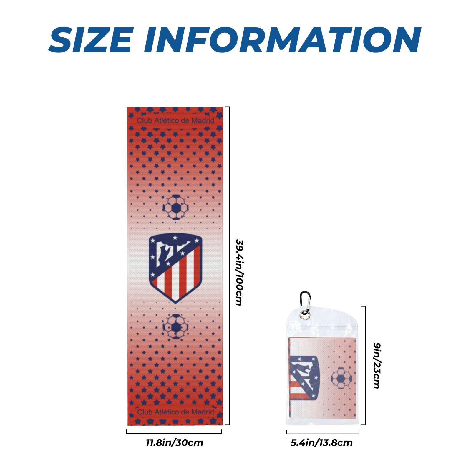 Atletico Madrid Sport Towel CET1962 - Soccerfana