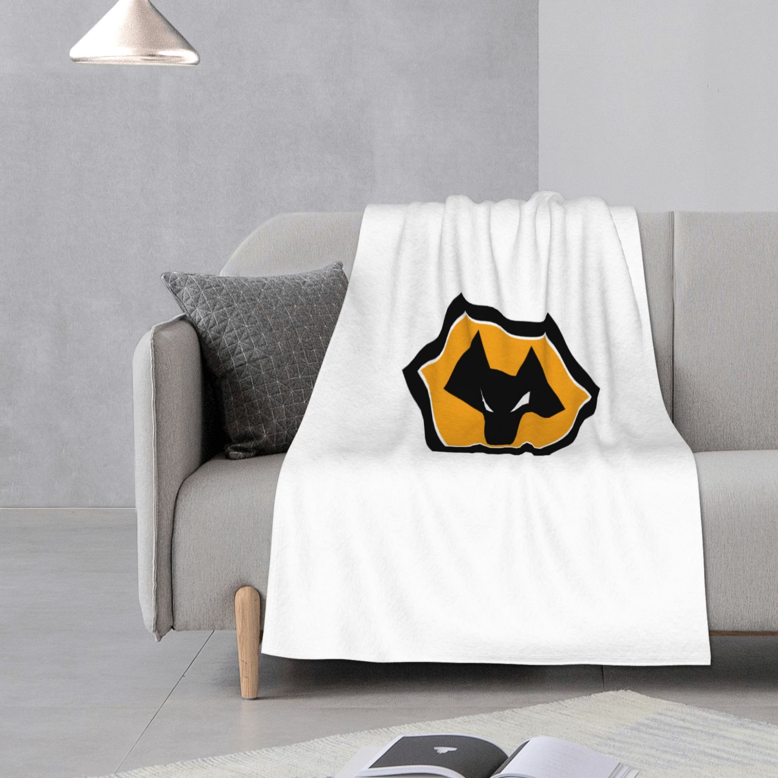 Wolverhampton Wanderers Flannel Blanket FLB1553 - Soccerfana