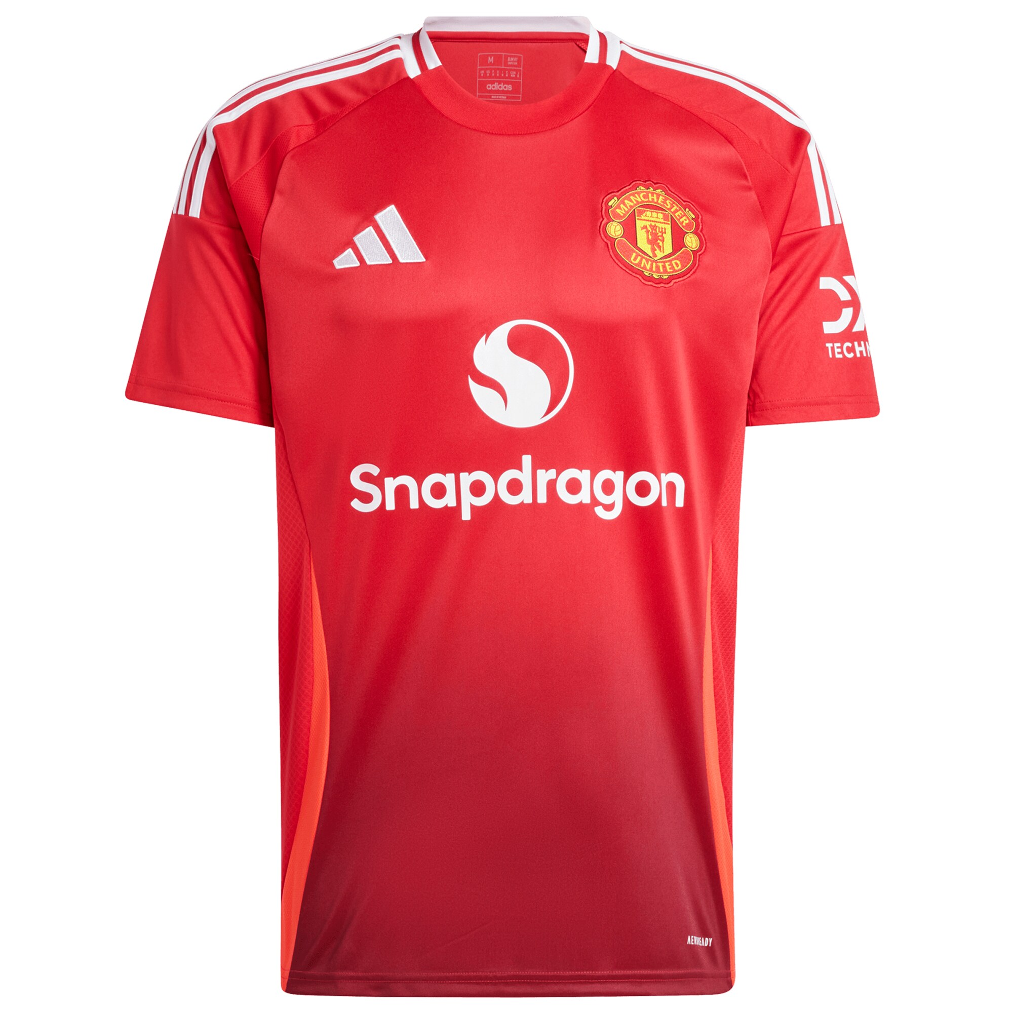 Men's Red Manchester United 2024/25 Home Replica Custom Jersey - Soccerfana