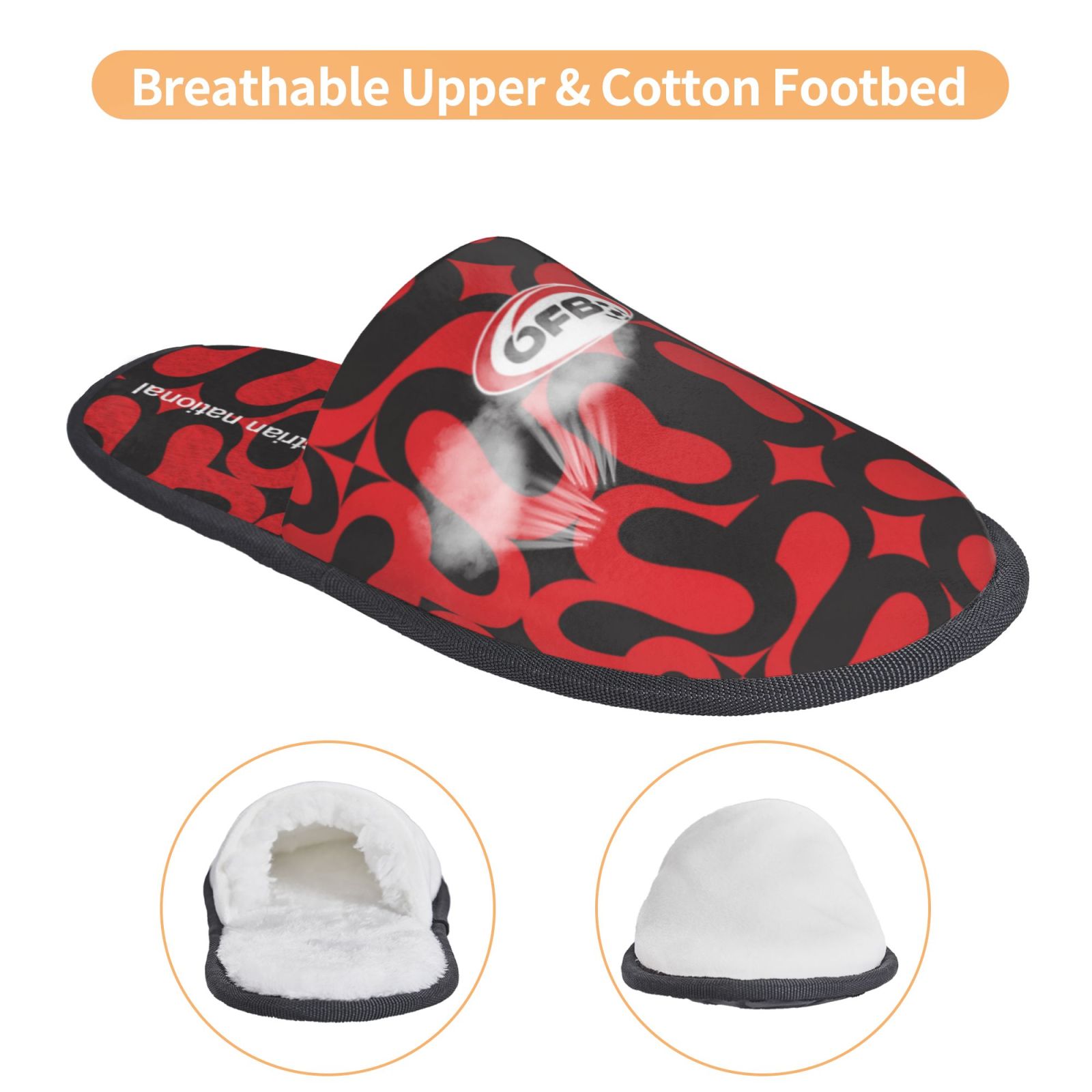 Austria Cotton Slippers FSP2329 - Soccerfana