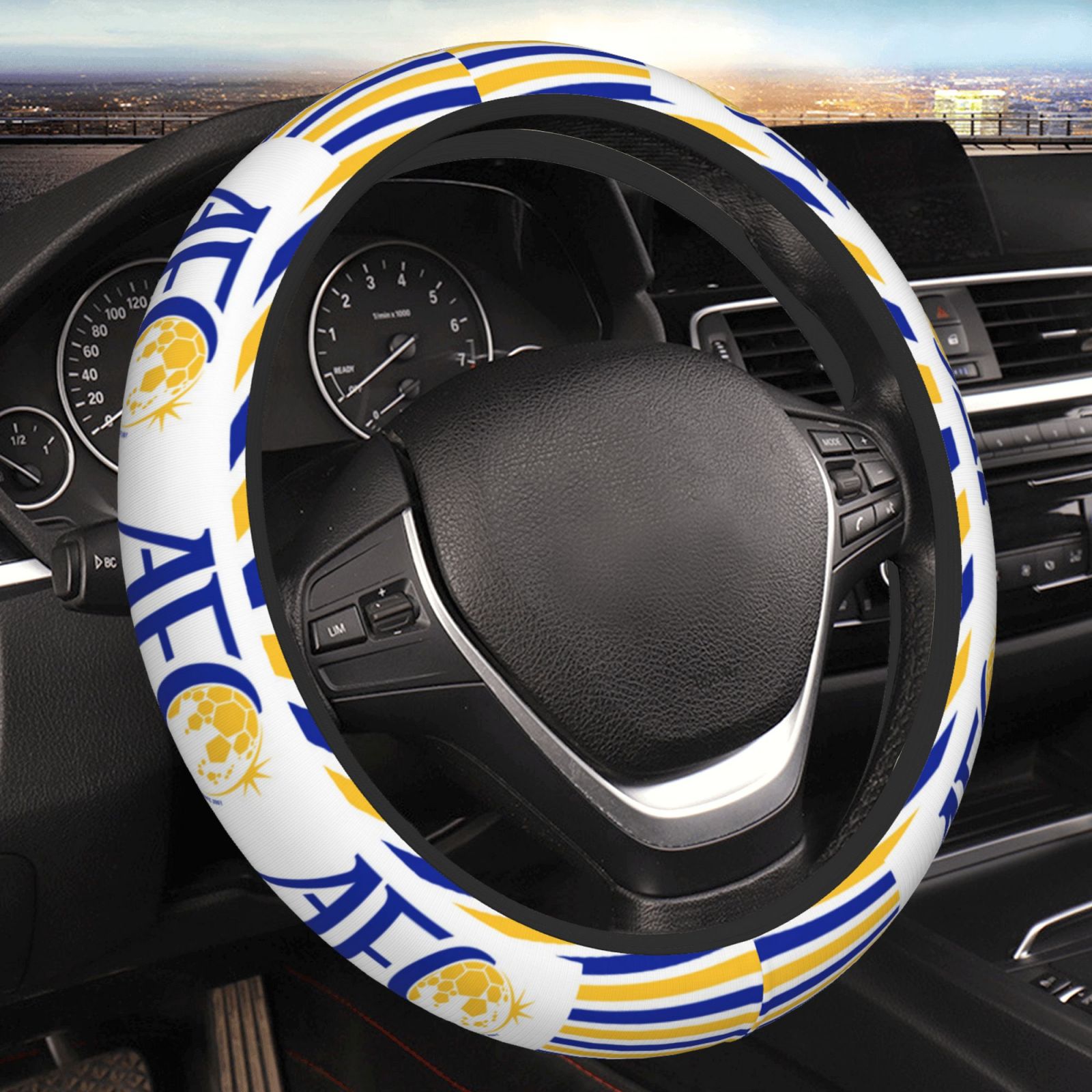 Asian Football Confederation Steering Wheel Cover ESW2395 - Soccerfana