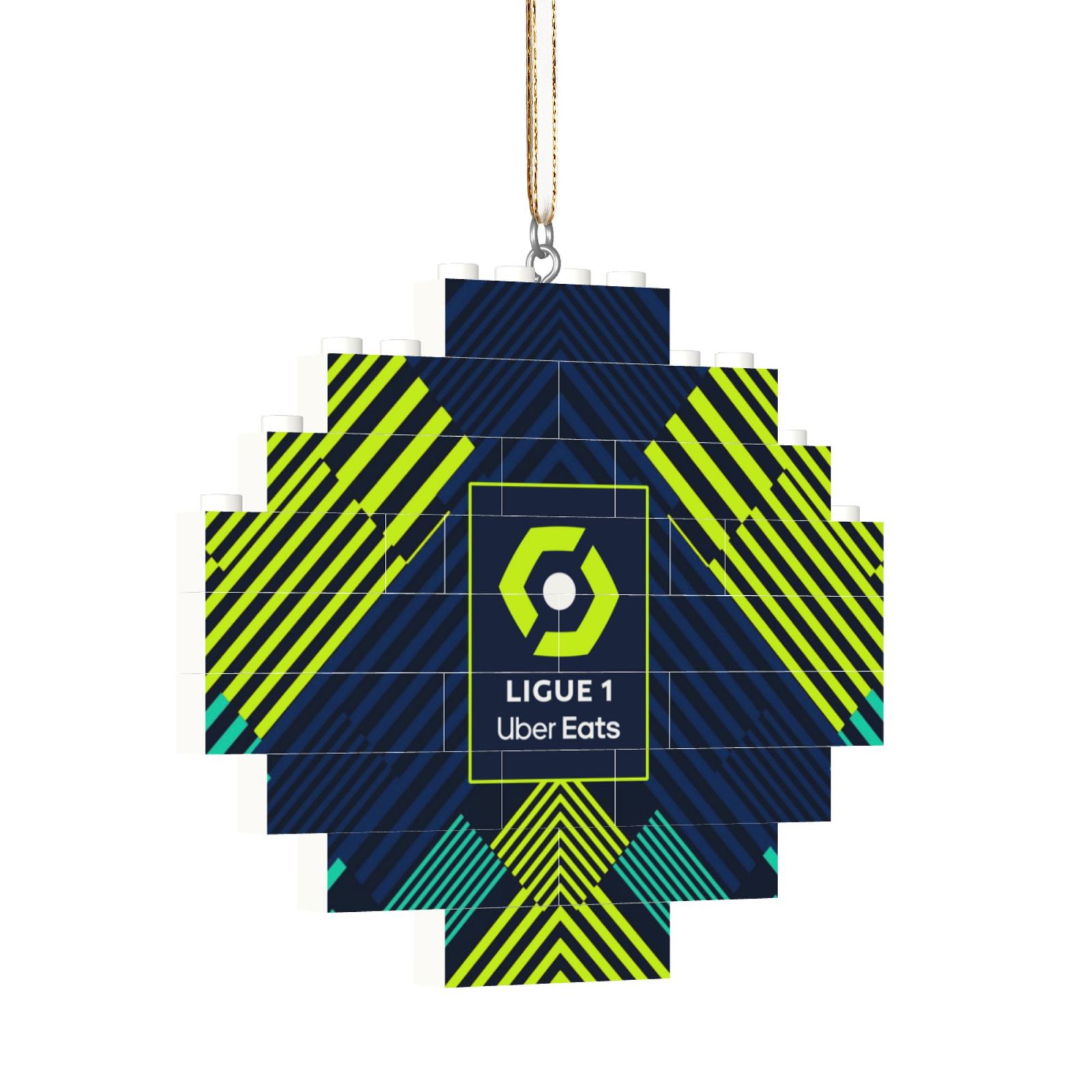 France Football League Building Block Puzzle Ornament BBP2034 - Soccerfana