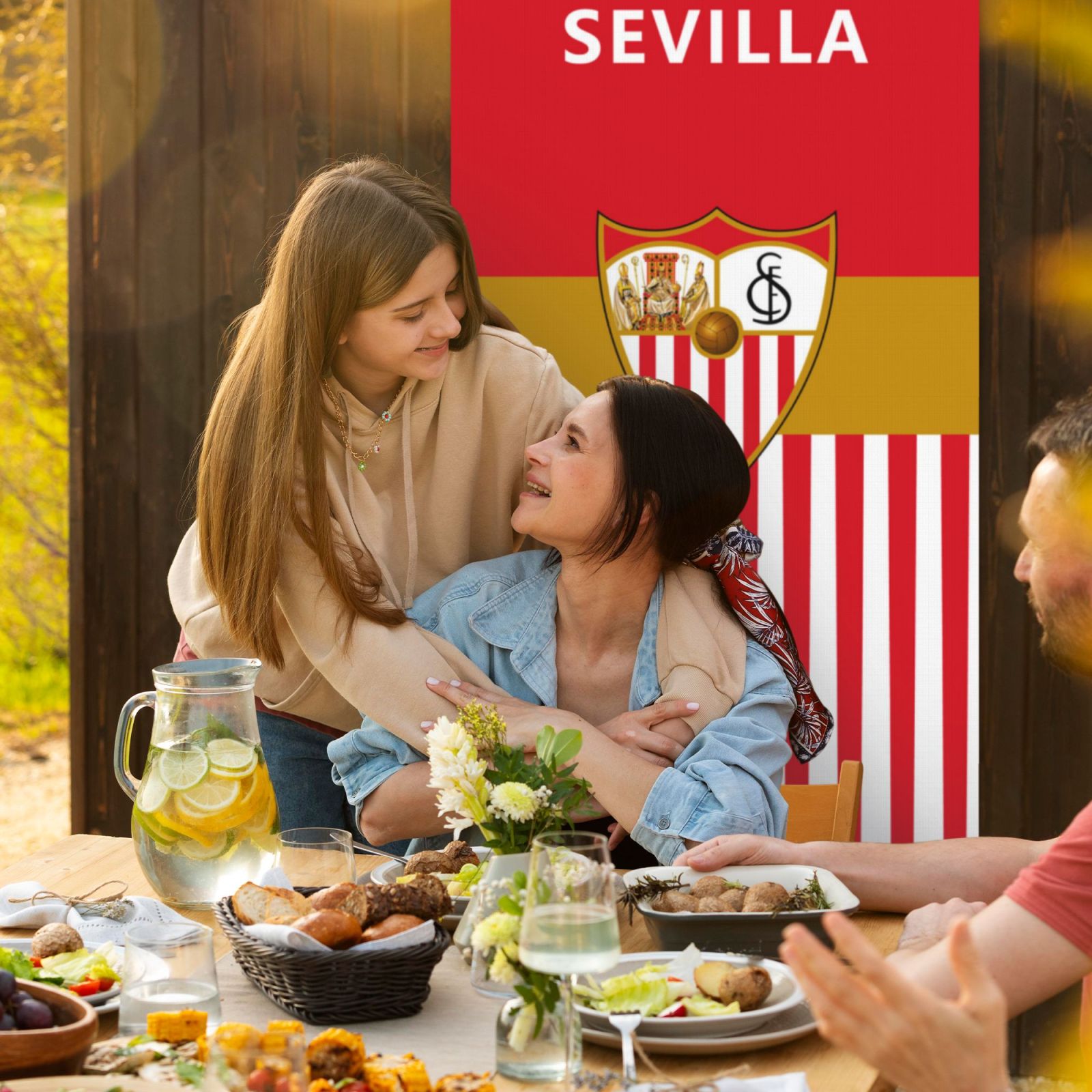Sevilla Door Cover Decorated Banner DCB2788 - Soccerfana