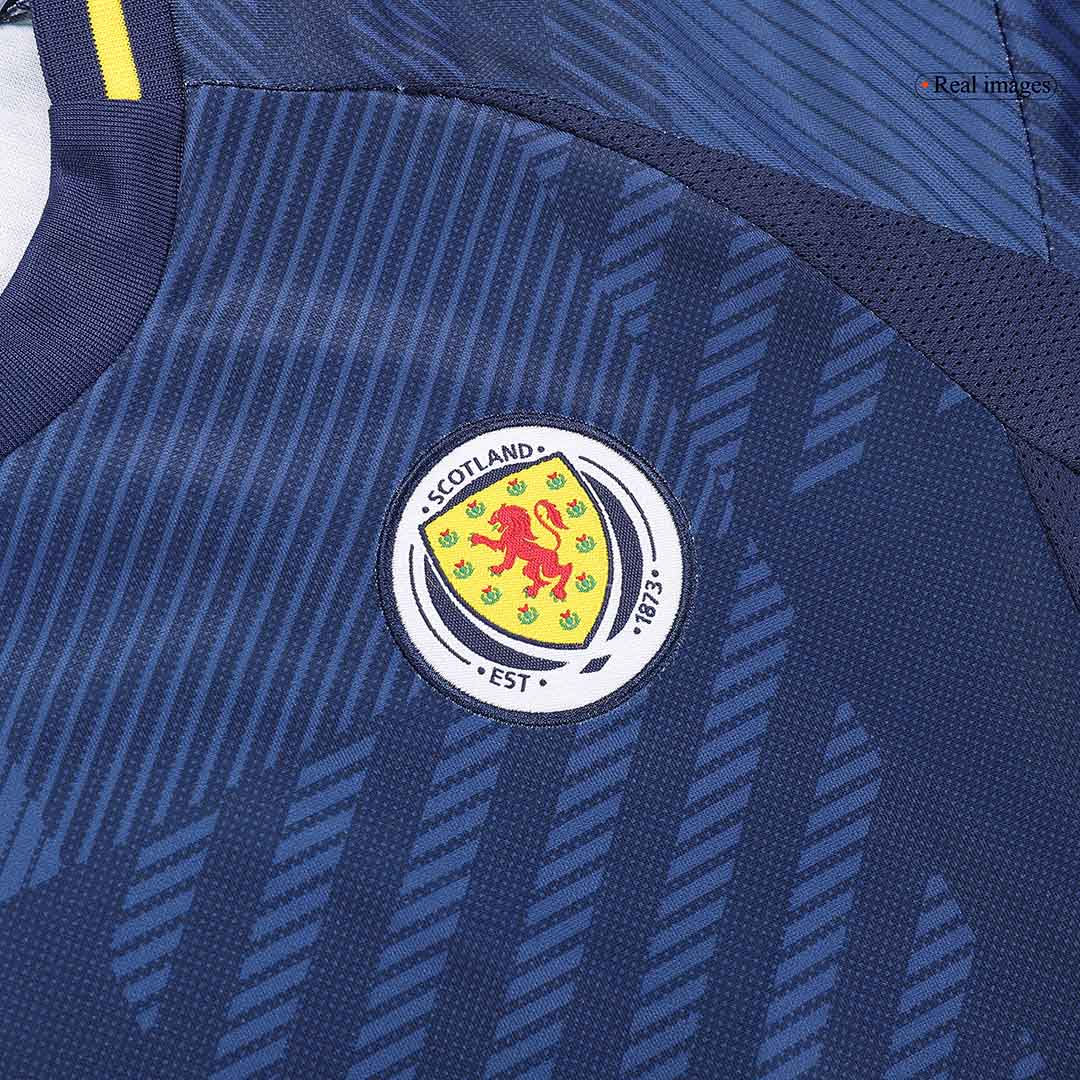 Kid's Scotland Home Jersey+Shorts EURO 2024 - Soccerfana