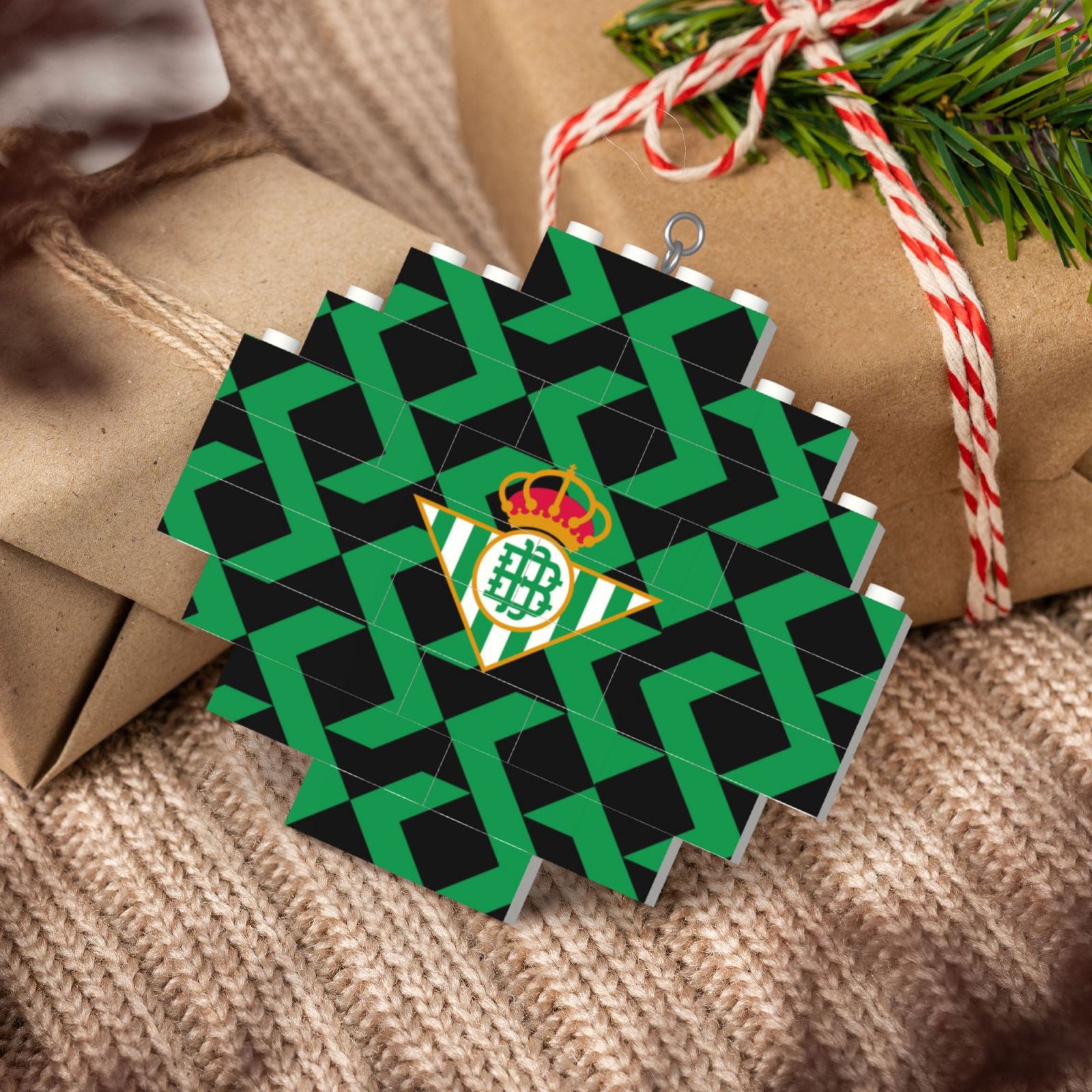 Real Betis Building Block Puzzle Ornament BBP2004 - Soccerfana