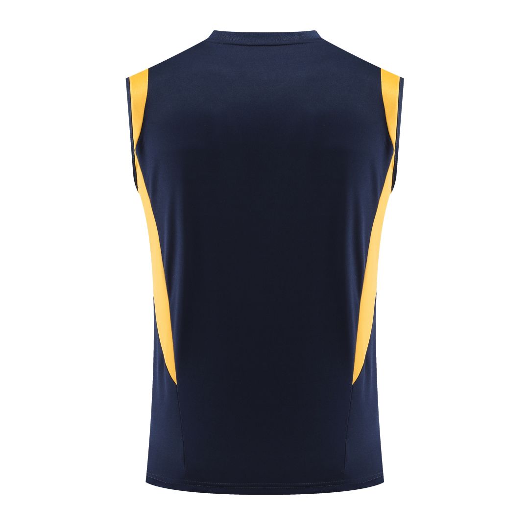Real Madrid Navy Pre-Match Vest 23/24 - Soccerfana