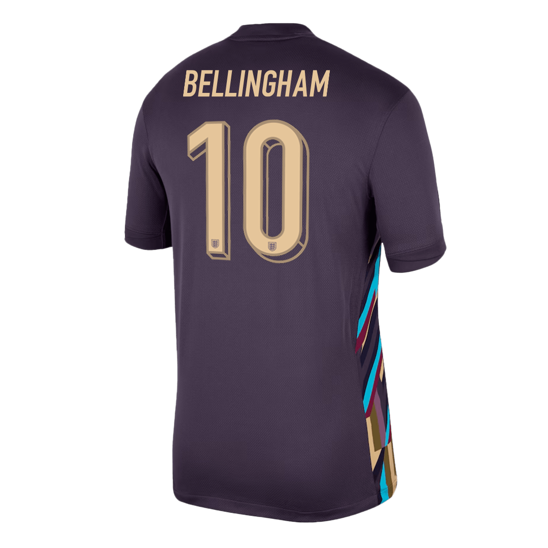 Jude Bellingham #10 England Away Jersey EURO 2024 - Soccerfana