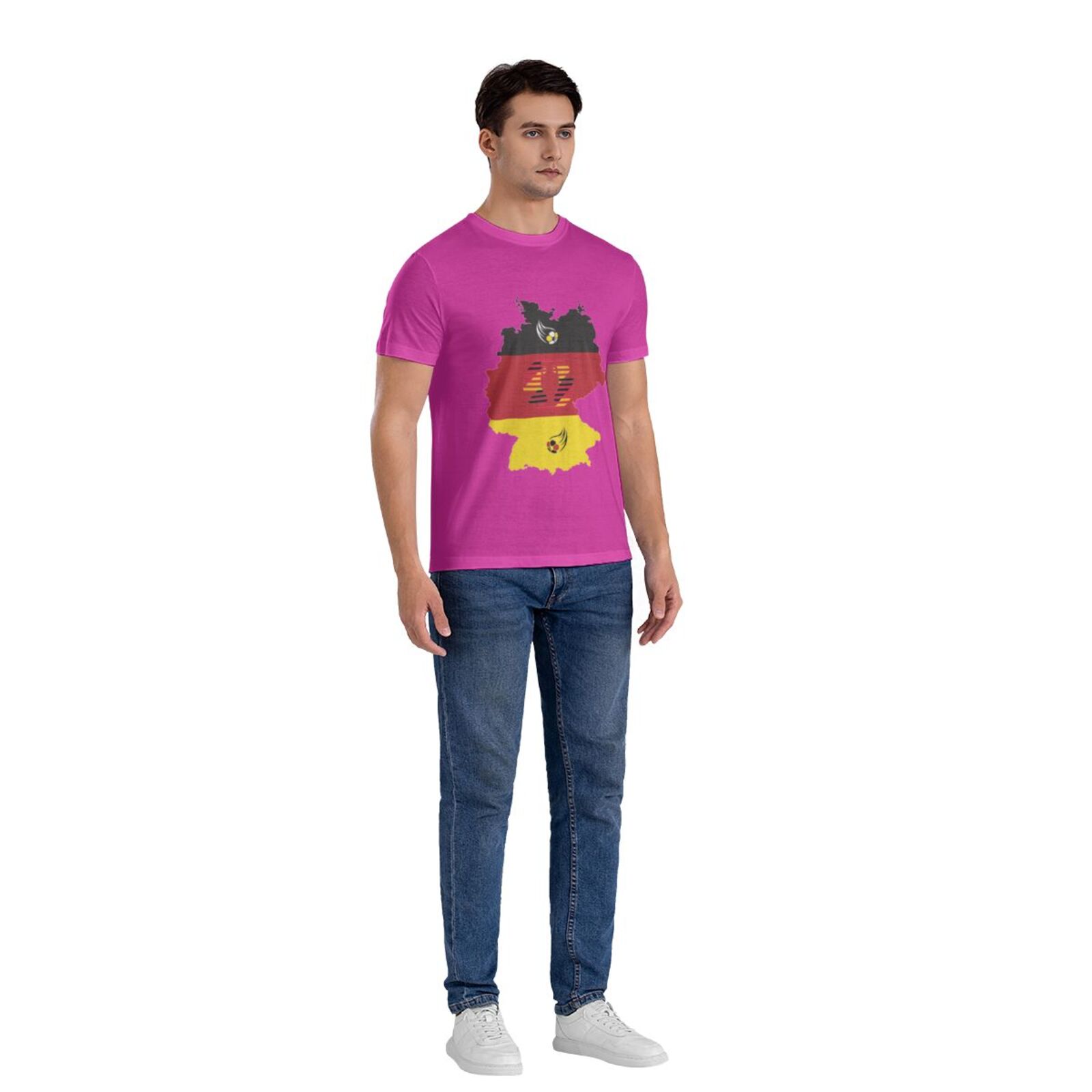 Men's Germany EURO 2024 Basic Short Sleeve T-Shirt BST1770 - Soccerfana