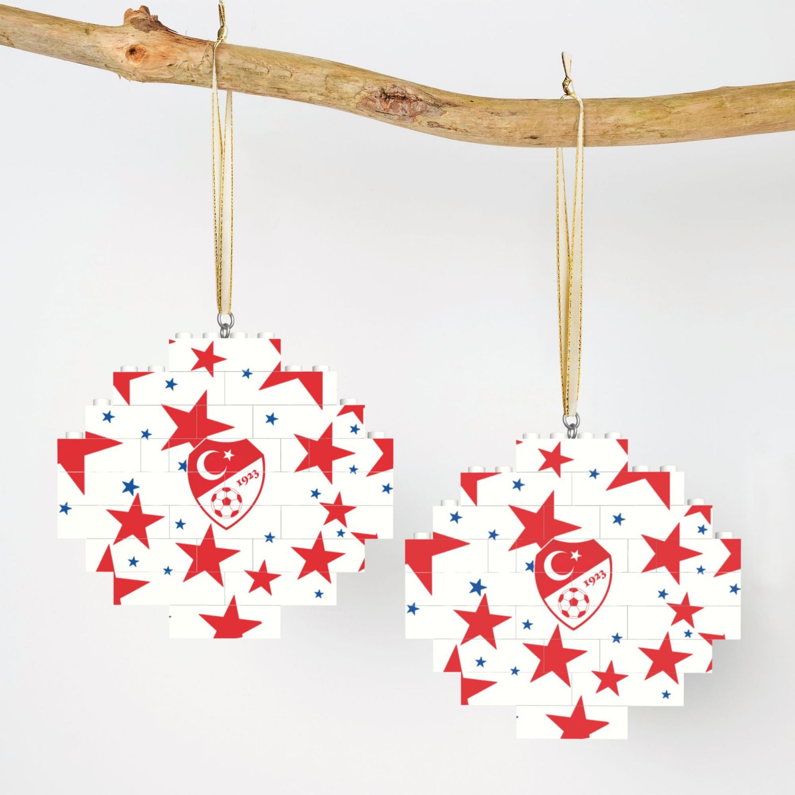 Turkey Building Block Puzzle Ornament BBP1995 - Soccerfana