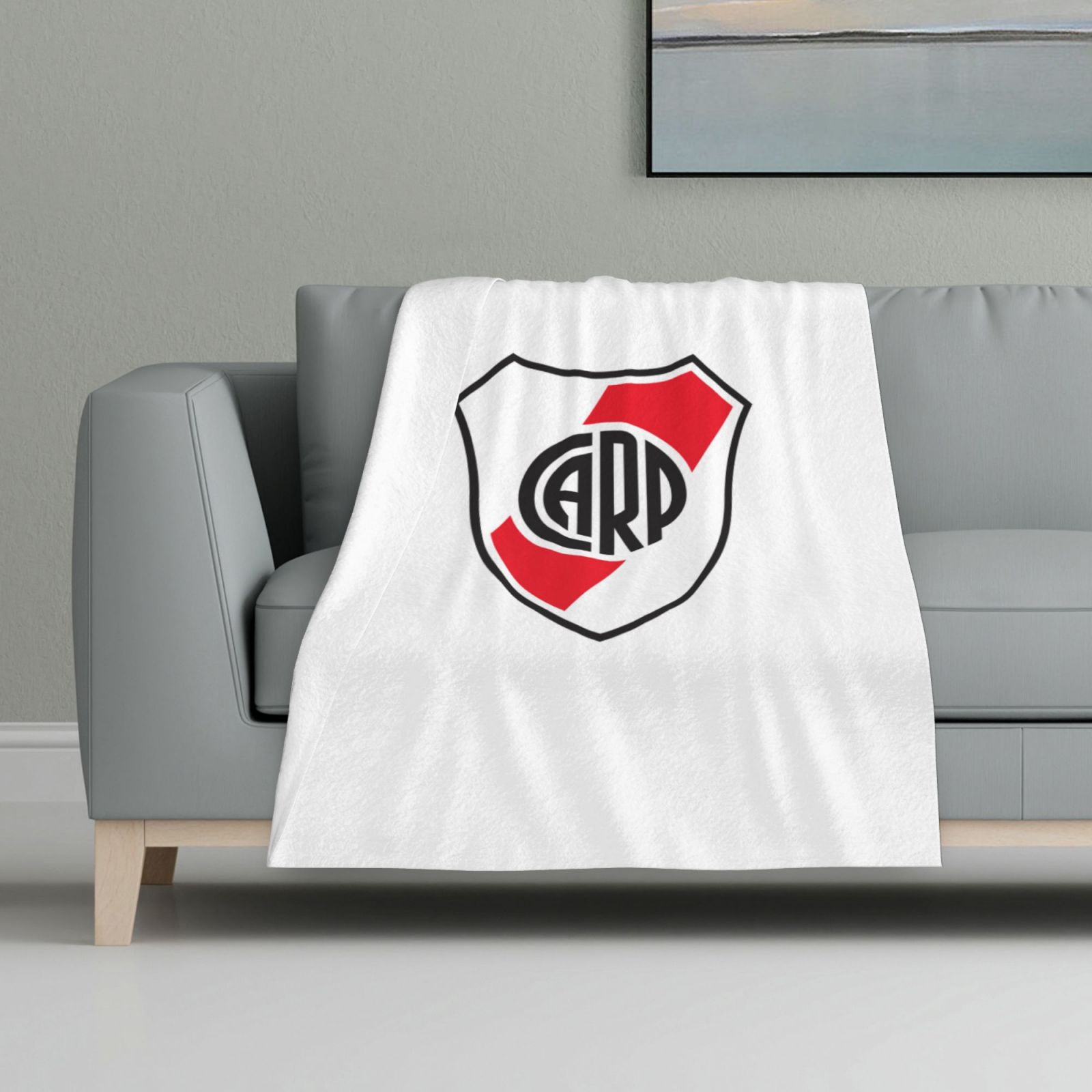 River Plate Flannel Blanket FLB1565 - Soccerfana