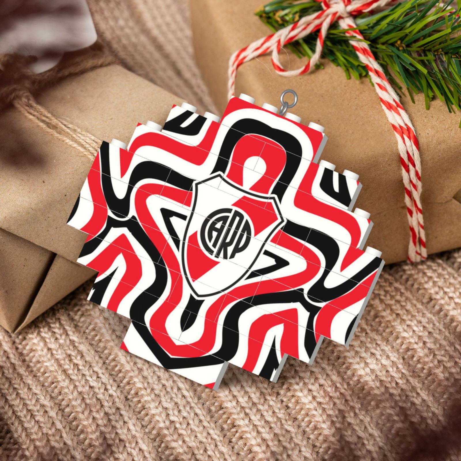 River Plate Building Block Puzzle Ornament BBP2008 - Soccerfana