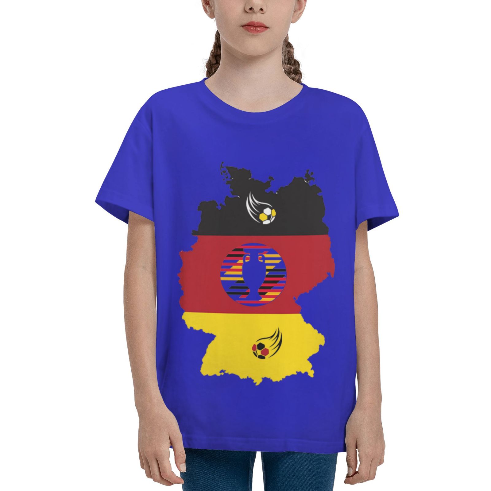 Kid's Germany EURO 2024 Teenage T-shirt TET1769 - Soccerfana