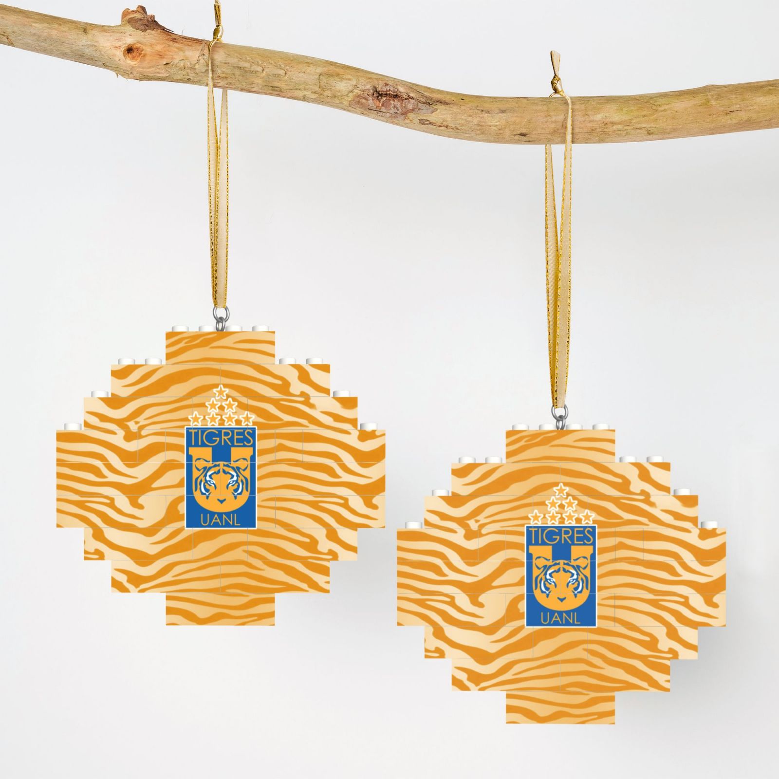 Tigres UANL Building Block Puzzle Ornament BBP2033 - Soccerfana