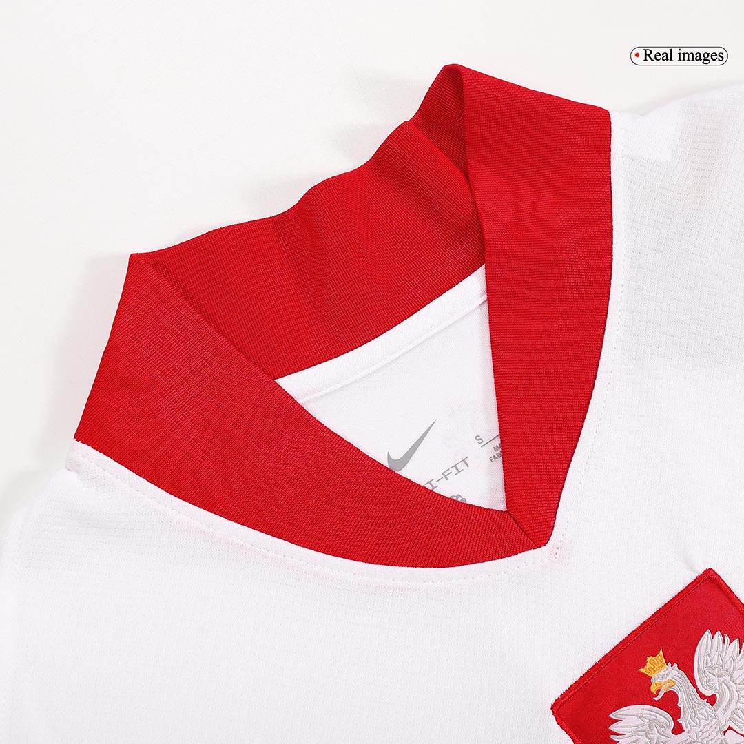 Kid's Poland Home Jersey+Shorts EURO 2024 - Soccerfana