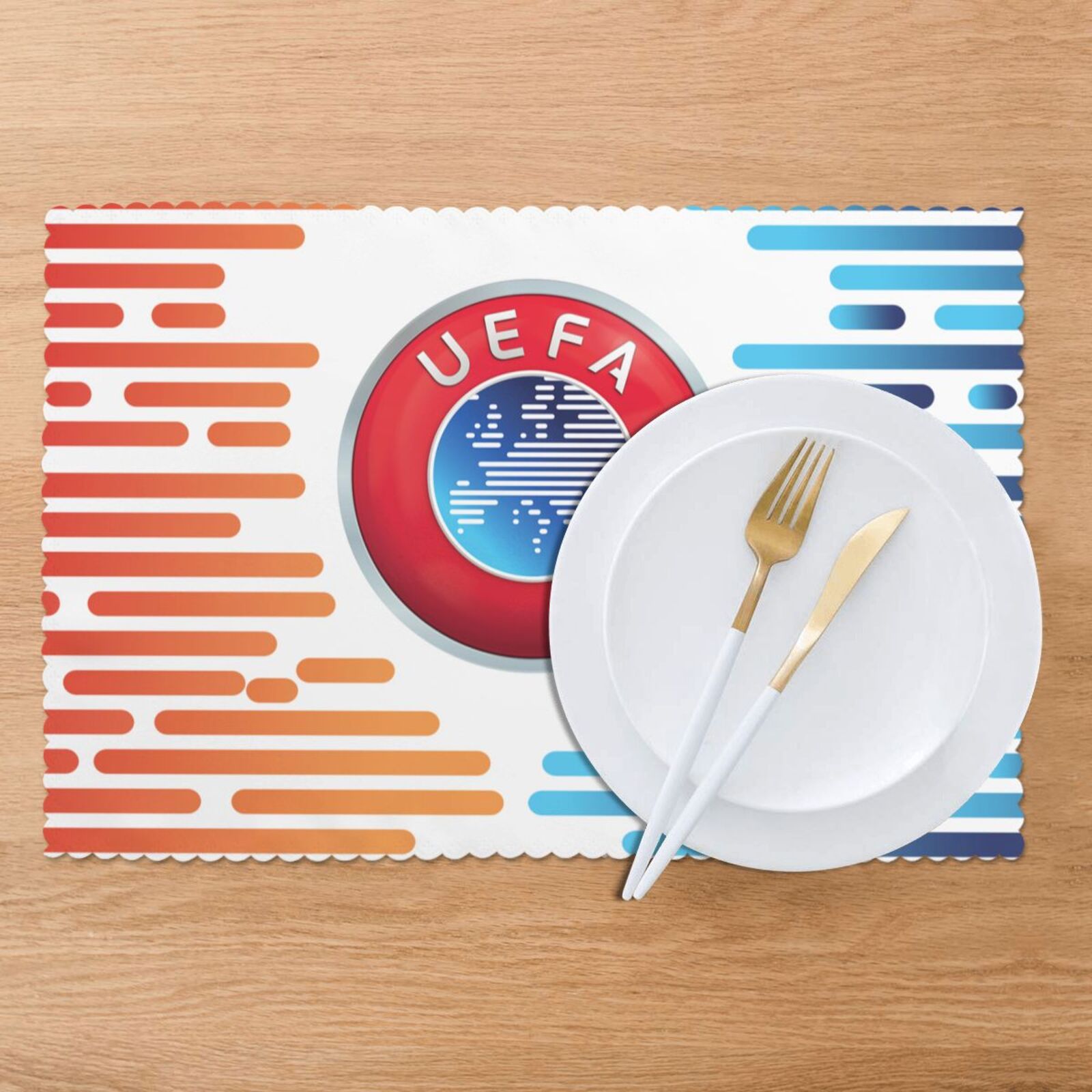 UEFA Placemat Set Of 6 PFD2044 - Soccerfana