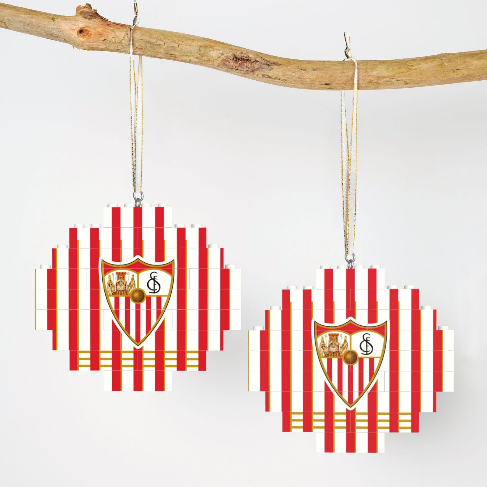 Sevilla Building Block Puzzle Ornament BBP2102 - Soccerfana