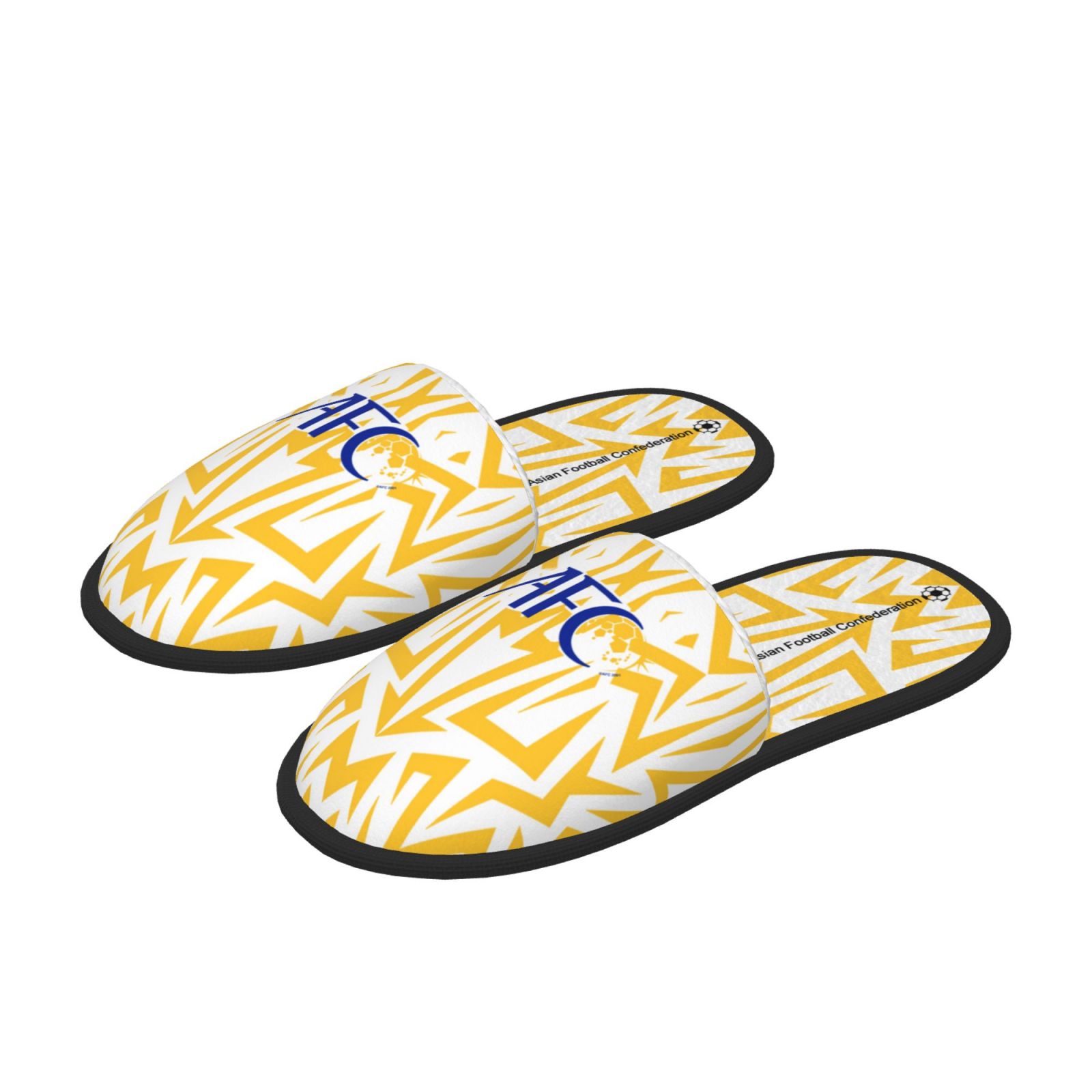 Asian Football Confederation Cotton Slippers FSP2343 - Soccerfana