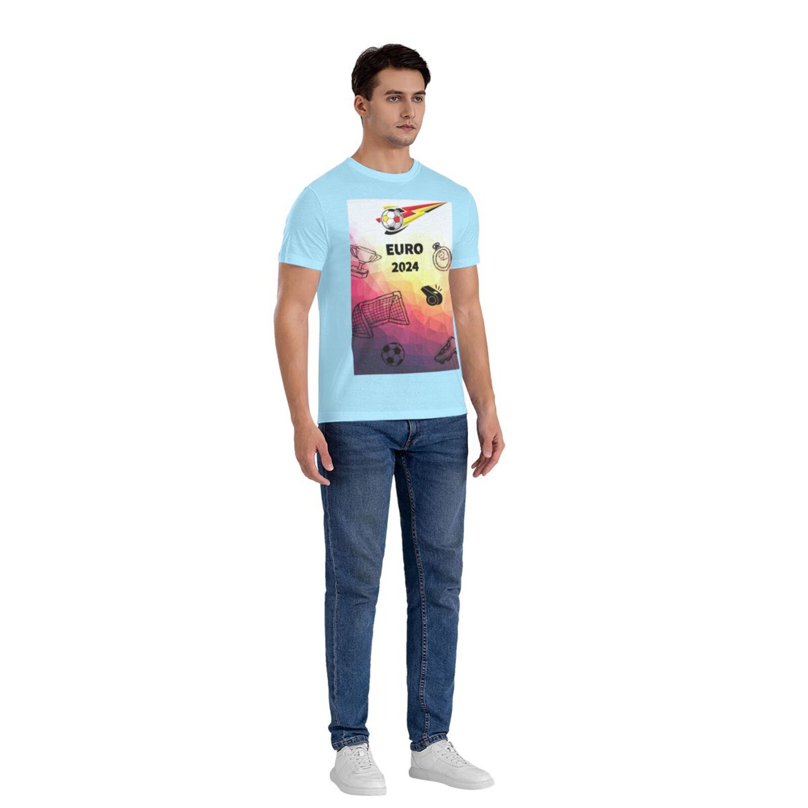 Men's Germany EURO 2024 Basic Short Sleeve T-Shirt BST1771 - Soccerfana