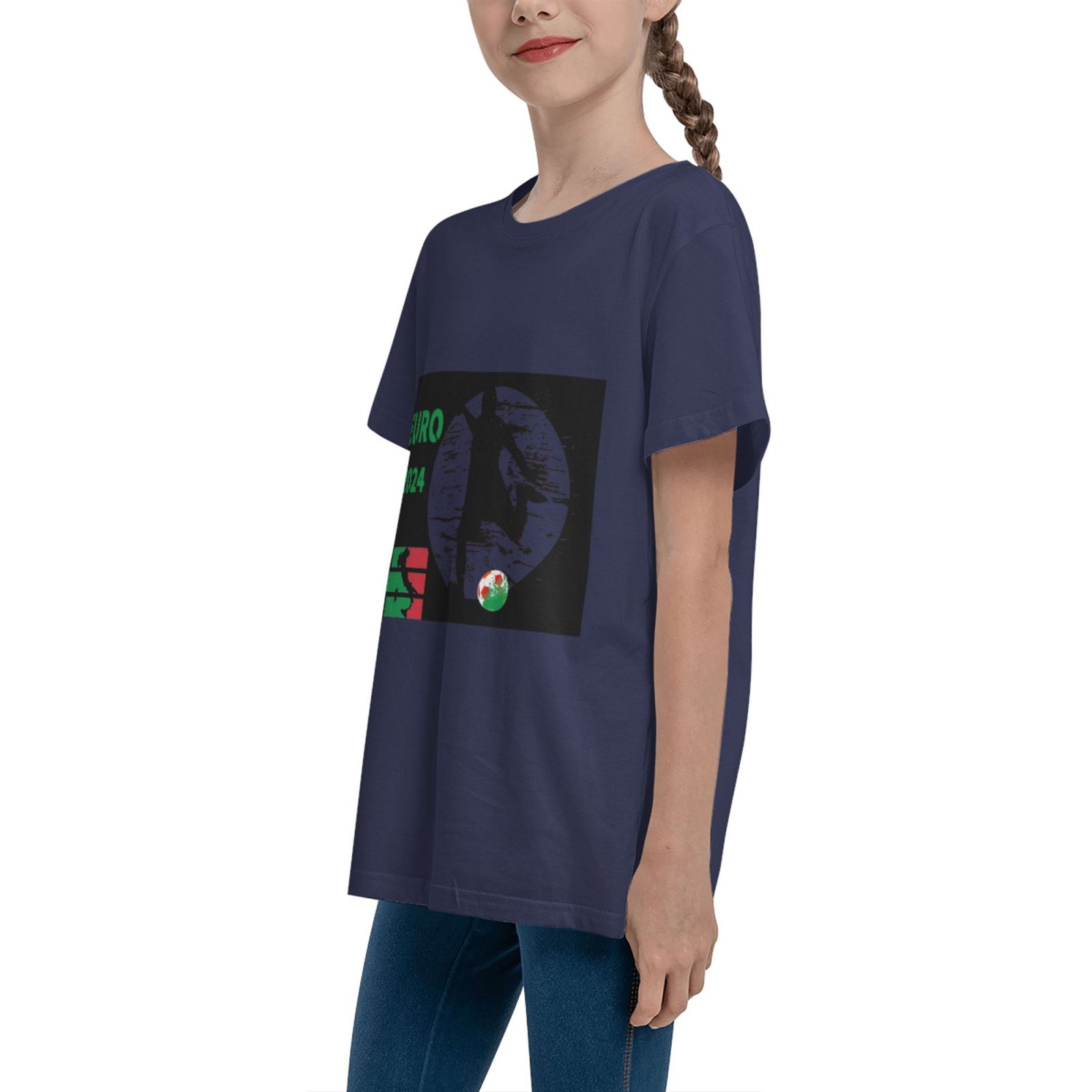 Kid's Italy EURO 2024 Teenage T-shirt TET1757 - Soccerfana