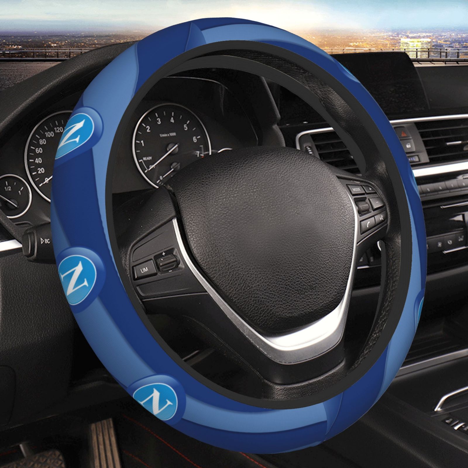 SSC Napoli Steering Wheel Cover ESW2382 - Soccerfana