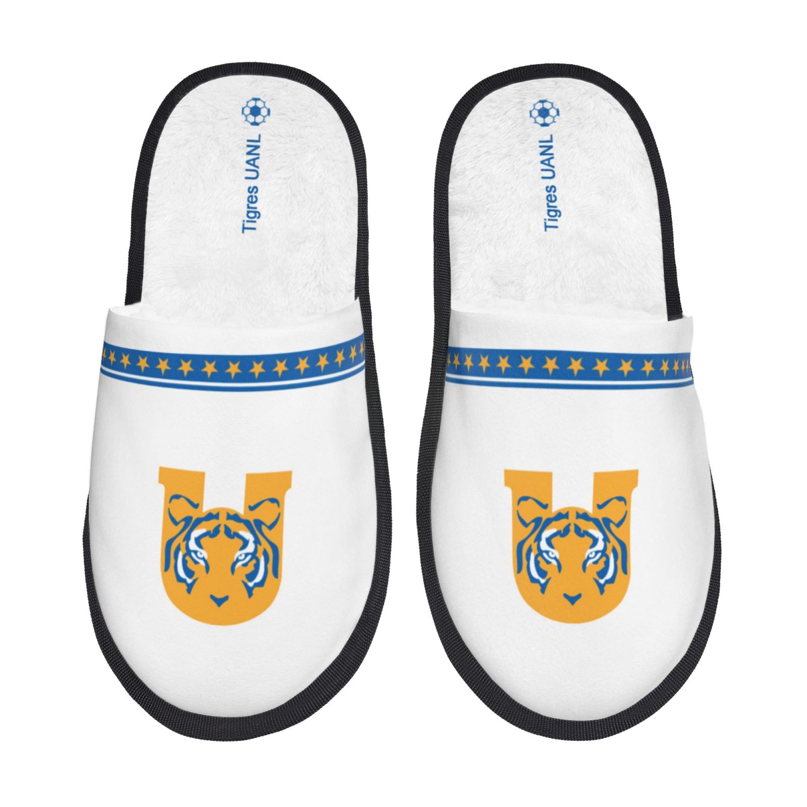 Tigres UANL Cotton Slippers FSP2359 - Soccerfana