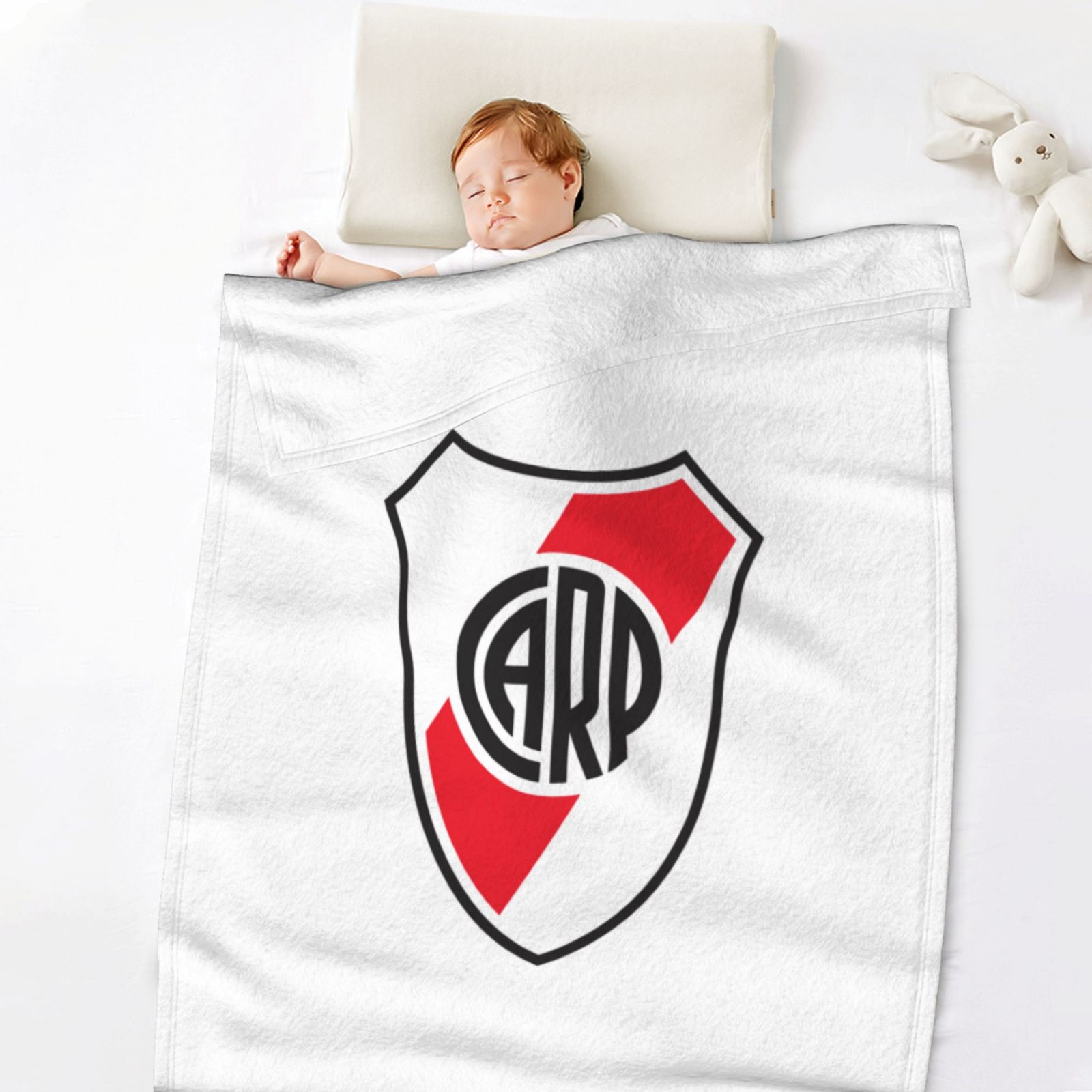 River Plate Flannel Blanket FLB1565 - Soccerfana