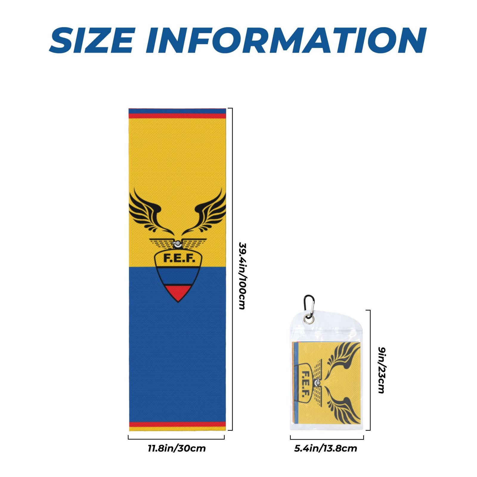 Ecuador Sport Towel CET1981 - Soccerfana