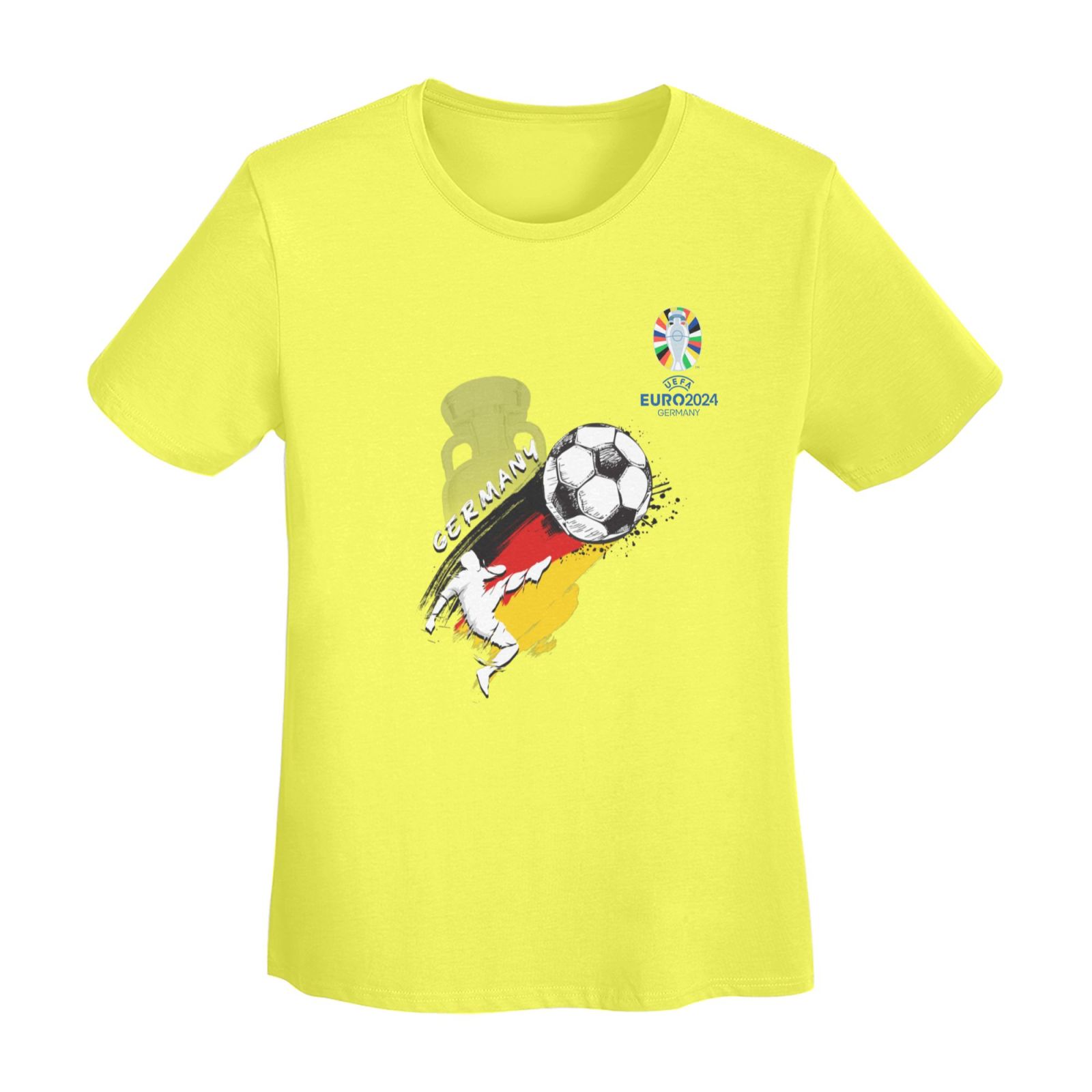 Women's Germany EURO 2024 Basic Short Sleeve T-Shirt WBT1680 - Soccerfana