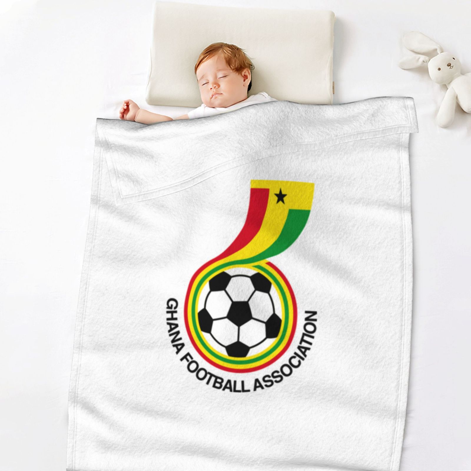 Ghana Flannel Blanket FLB1521 - Soccerfana