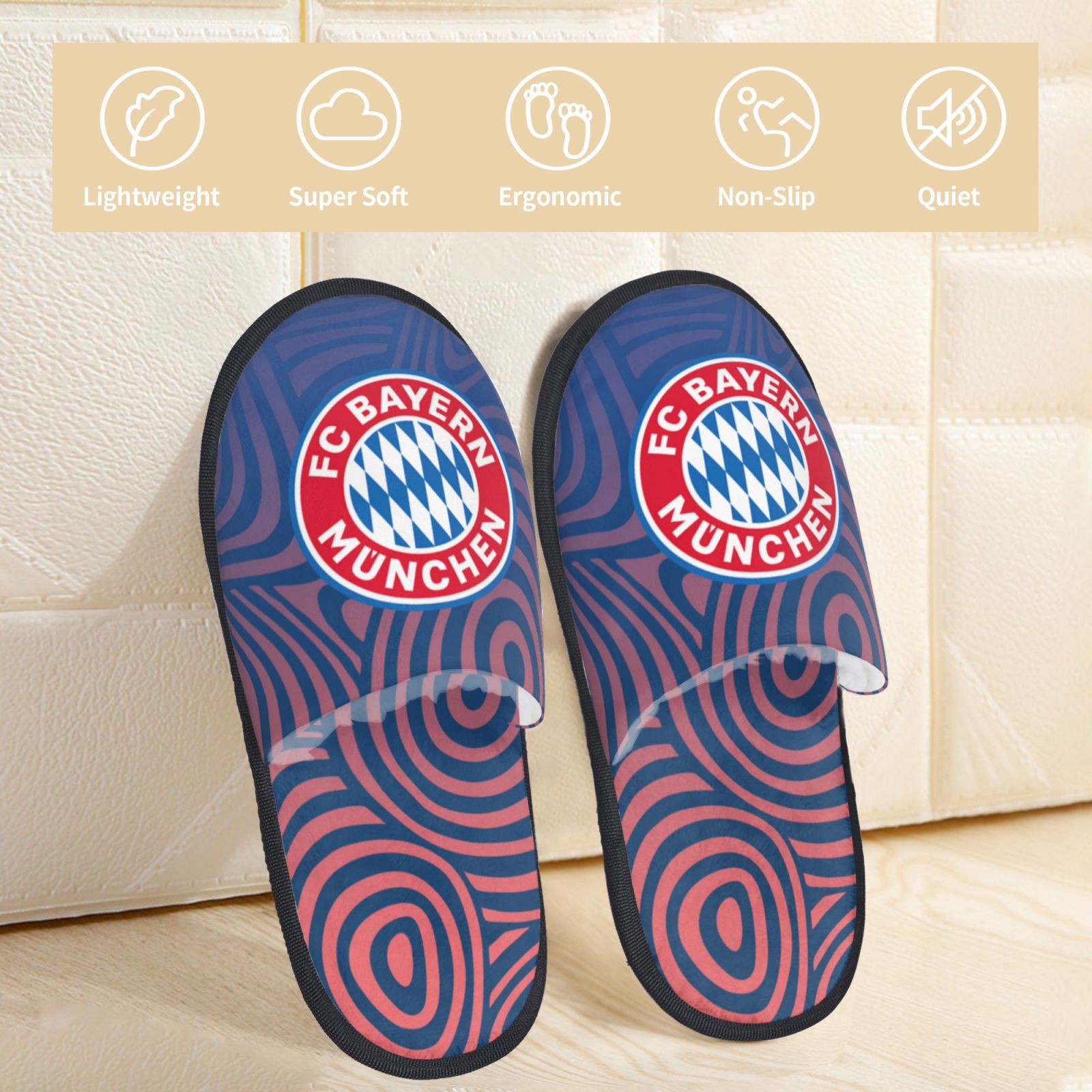 Bayern Munich Cotton Slippers FSP2246 - Soccerfana