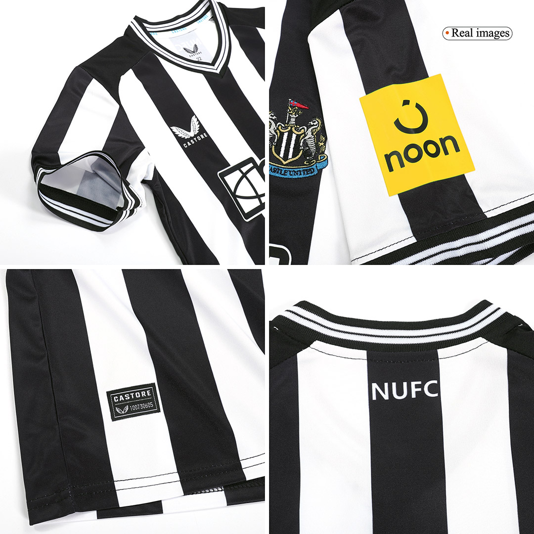 Kid's Newcastle United Home Jersey+Shorts 23/24 - Soccerfana