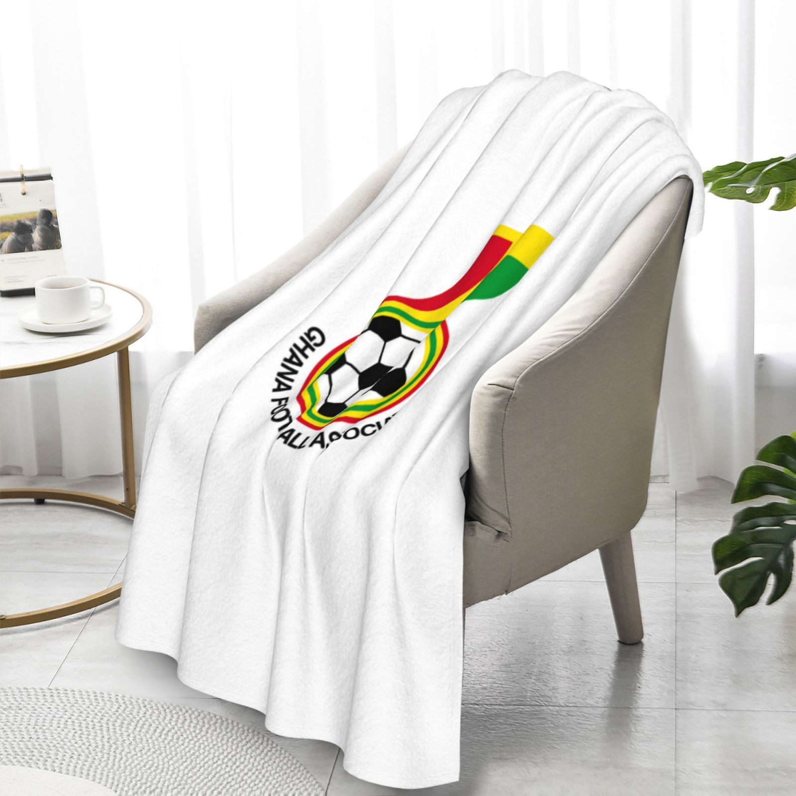 Ghana Flannel Blanket FLB1521 - Soccerfana