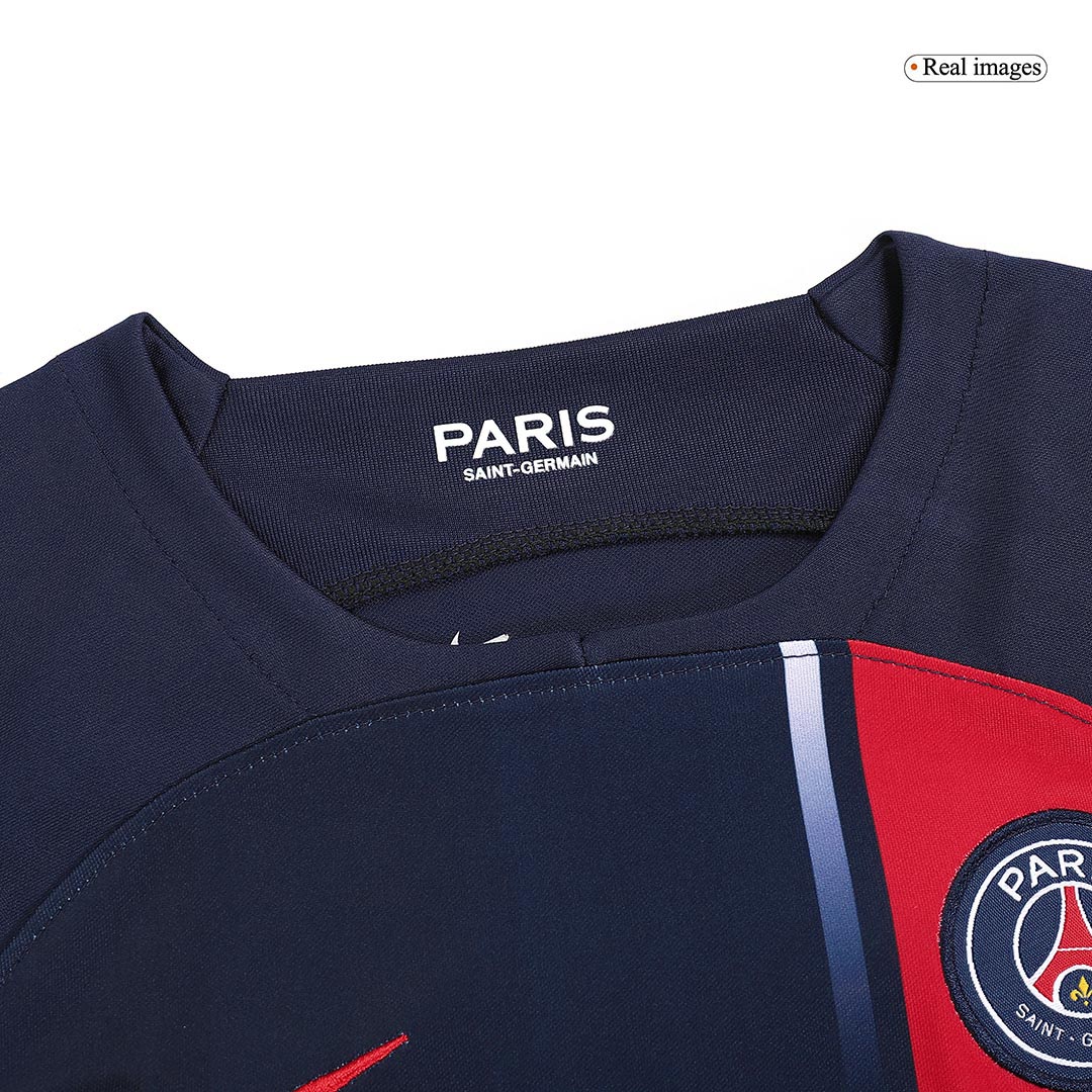 Kid's Paris Saint-Germain Home Jersey+Shorts 23/24 - Soccerfana
