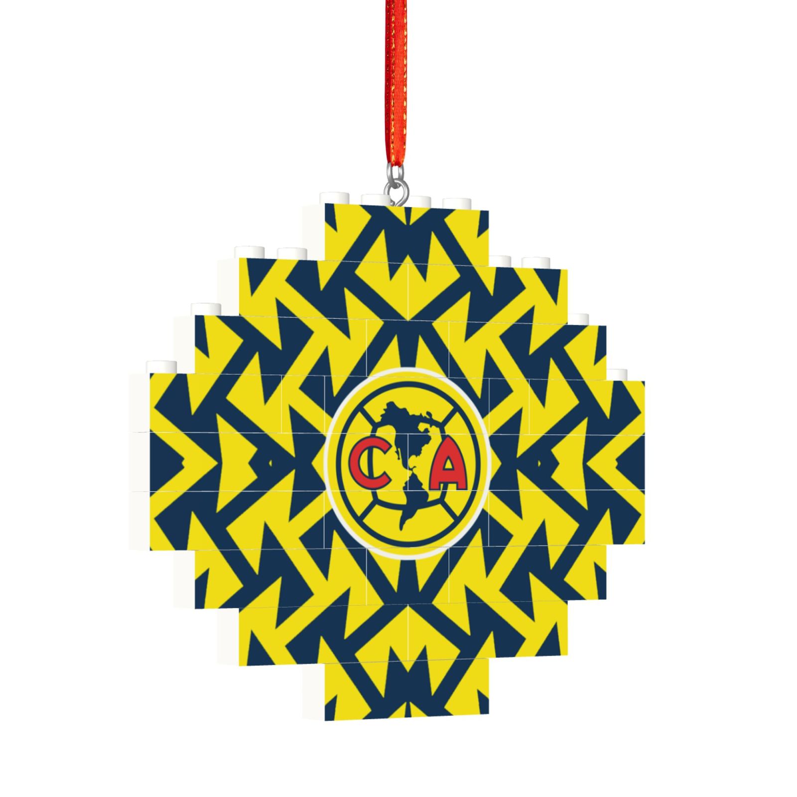 Club America Building Block Puzzle Ornament BBP1982 - Soccerfana