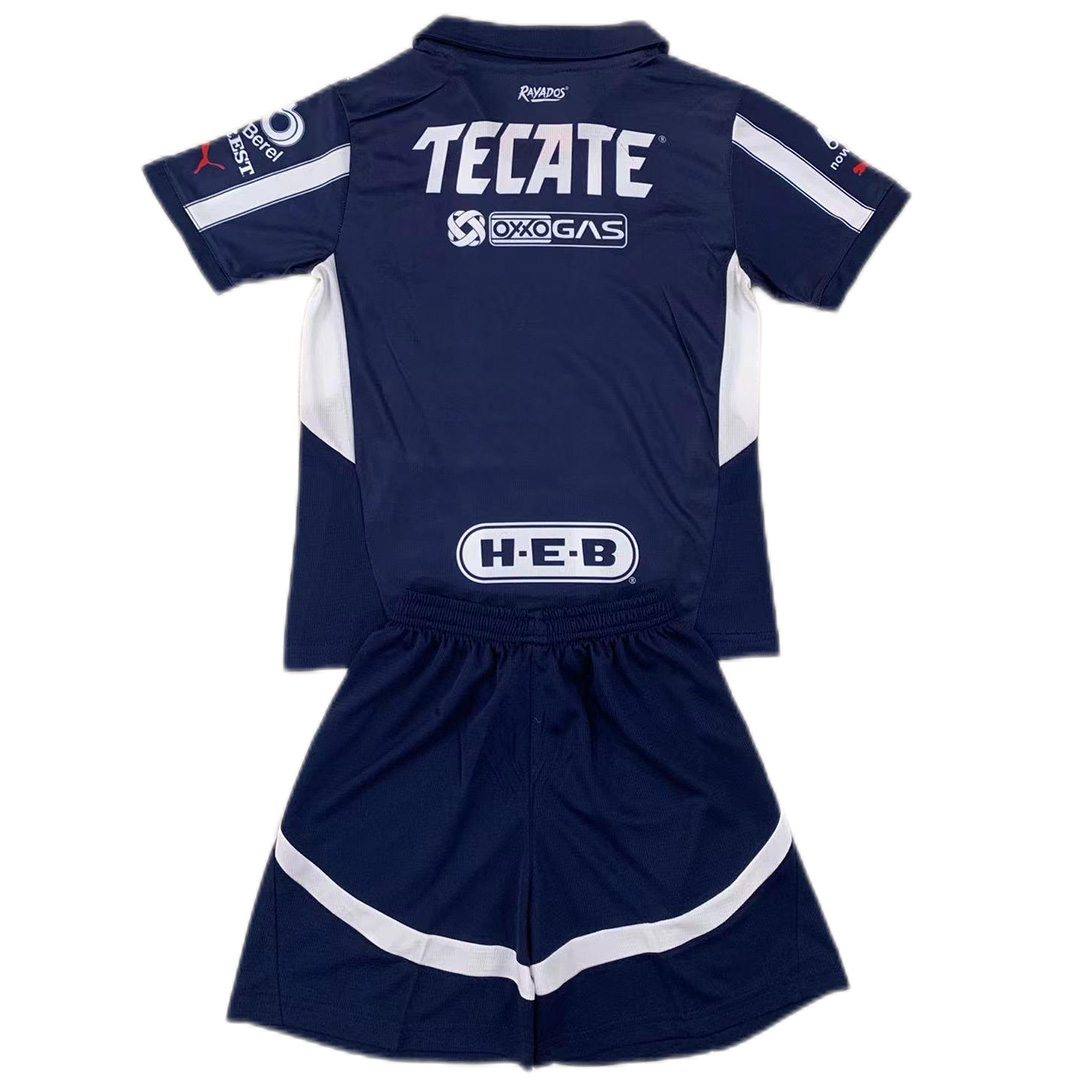 Kid's Monterrey Home Jersey+Shorts 2024/25 - Soccerfana